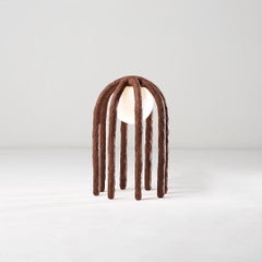 "Açafrão & Urucum" Contemporary Hand-Built Table Lamp Small