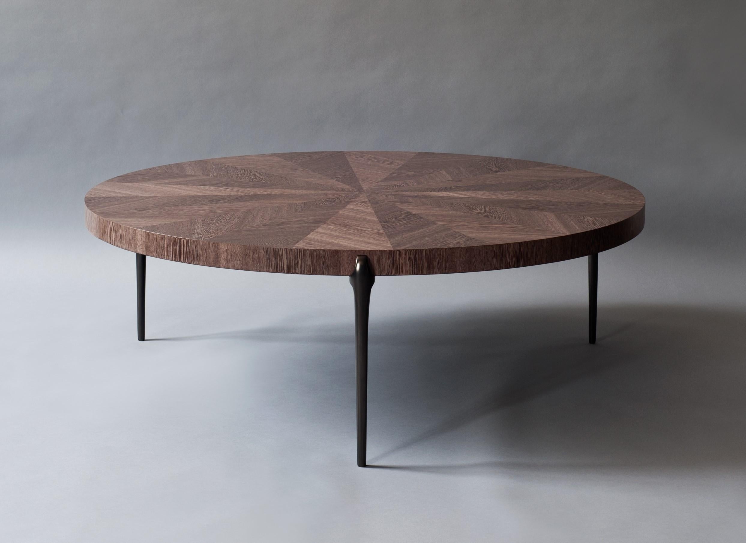 Wood Acantha Coffee Table by DeMuro Das 