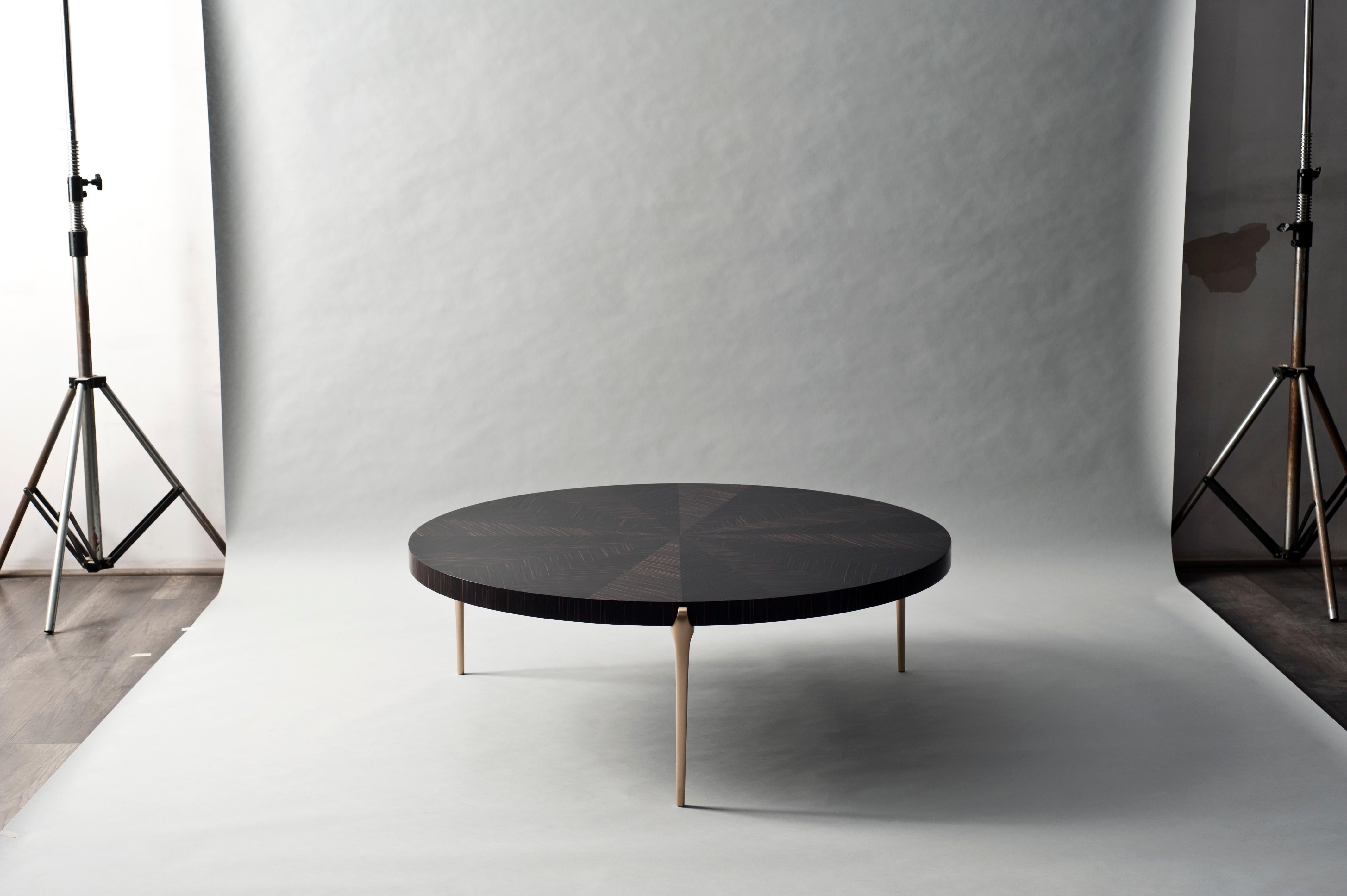 Bronze Acantha Coffee Table by Demuro Das For Sale