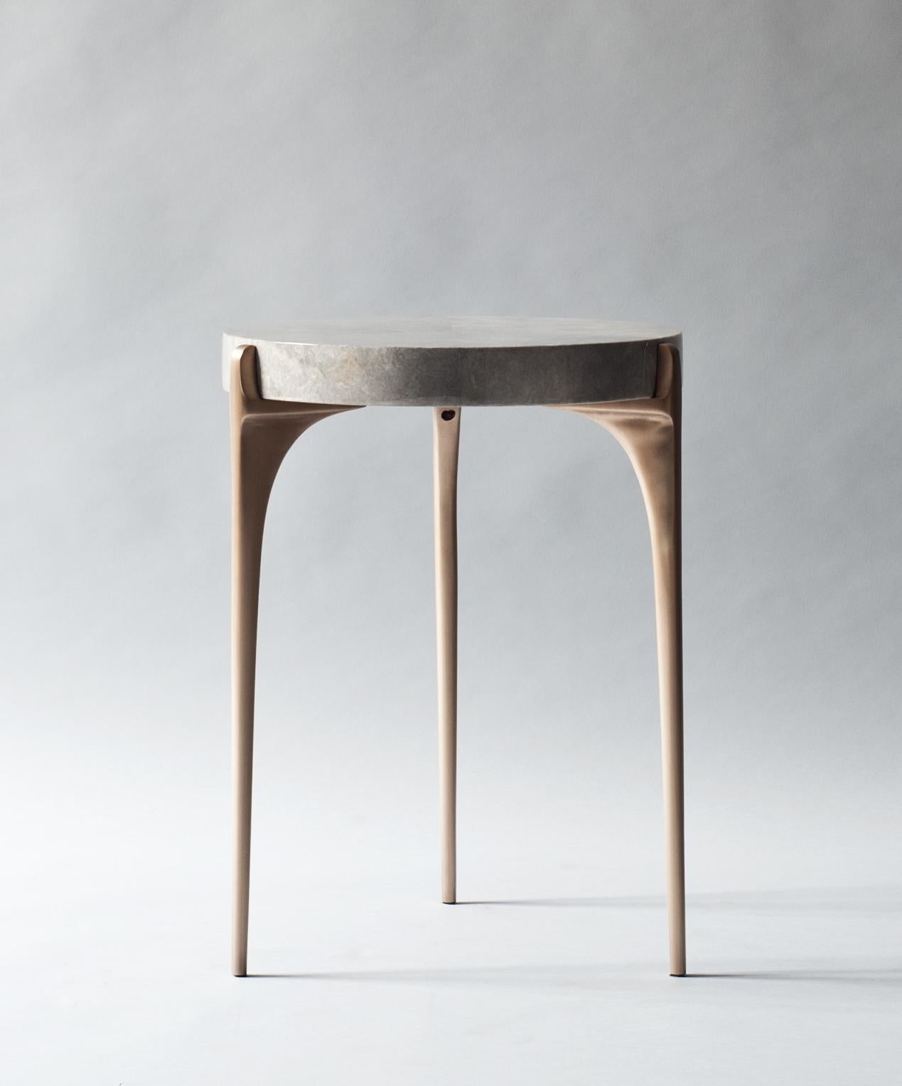 Modern Acantha Side Table by Demuro Das For Sale