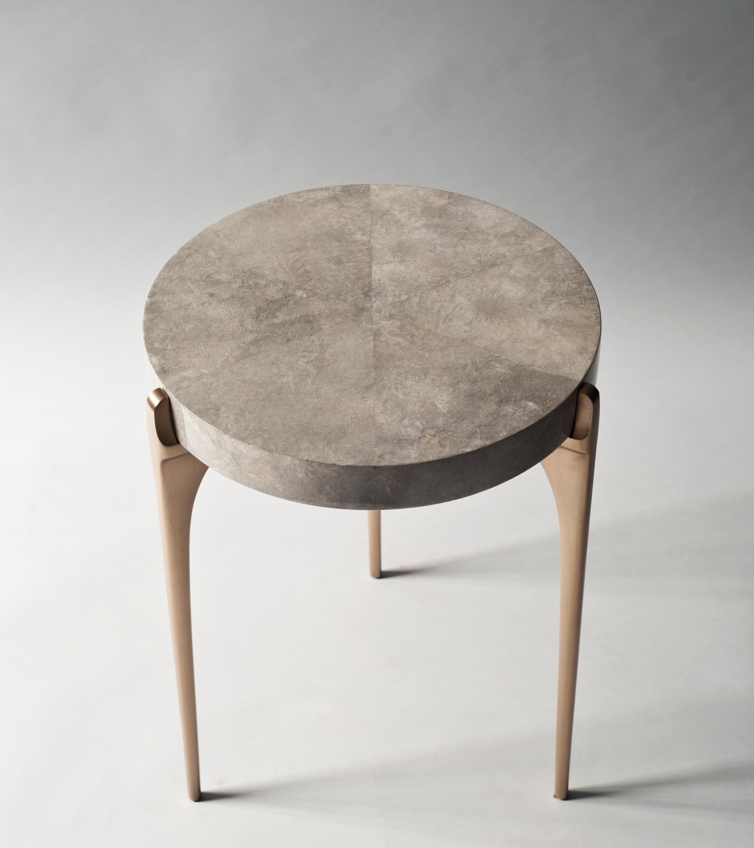 Indian Acantha Side Table by Demuro Das For Sale