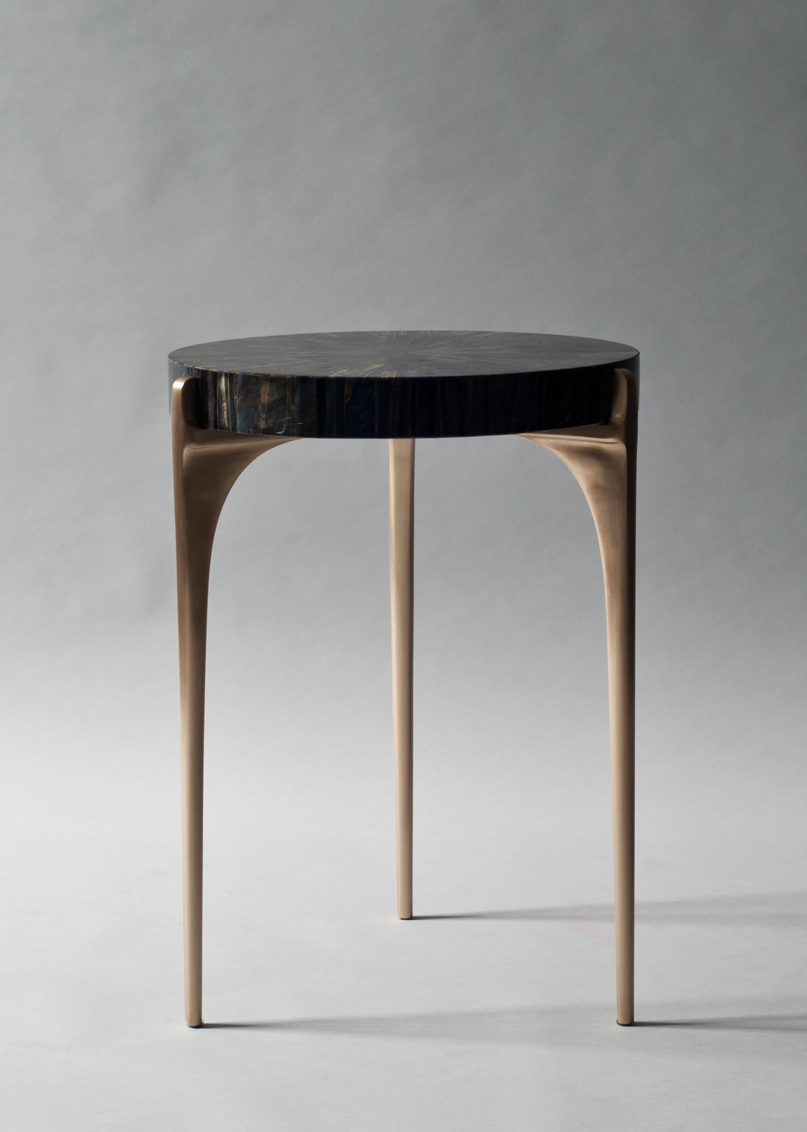 Indian Acantha Side Table by Demuro Das For Sale