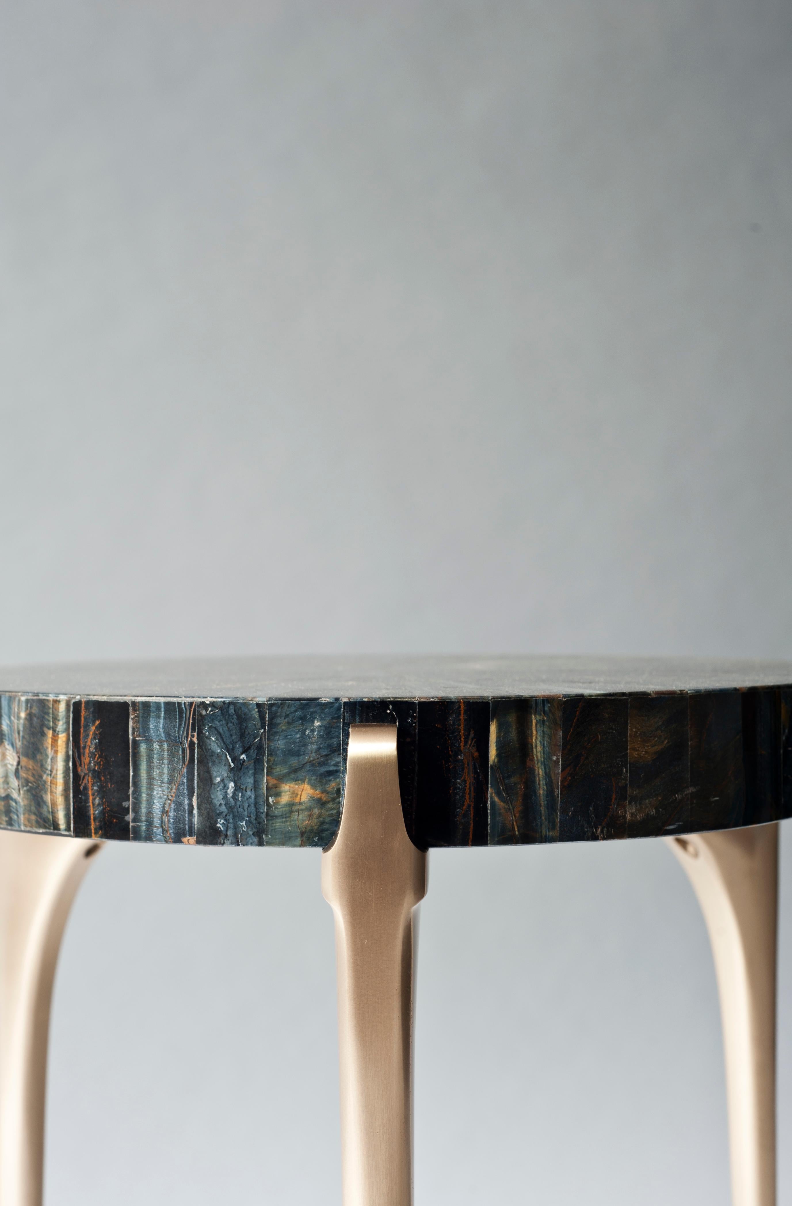 Contemporary Acantha Side Table by Demuro Das