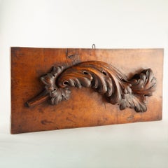 Acanthus in Relief: A 19th-Century Architectural Carving
