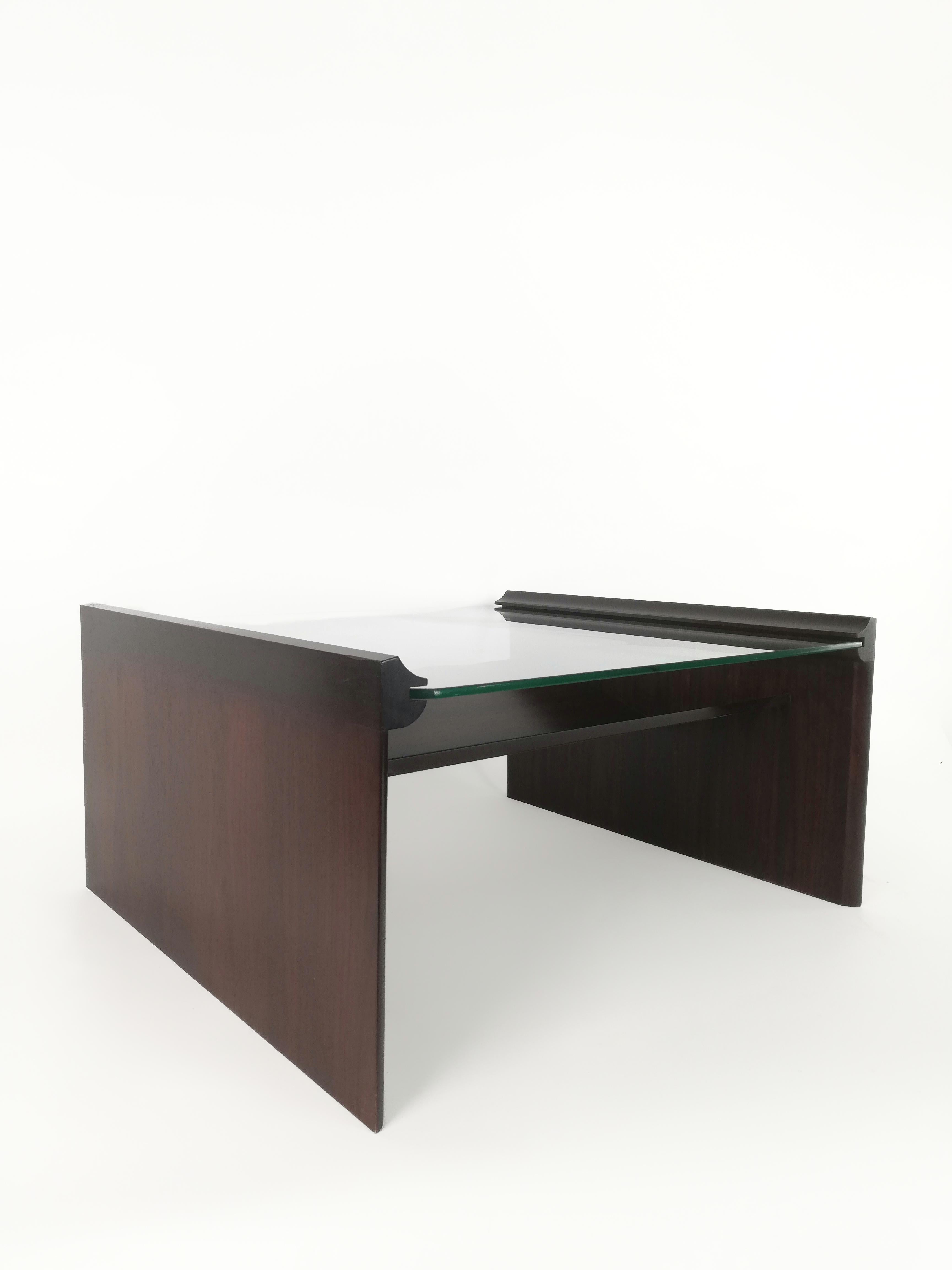 Acca coffe table designed by Kazuhide Takahama for Gavina, Italy 1970s For Sale 11