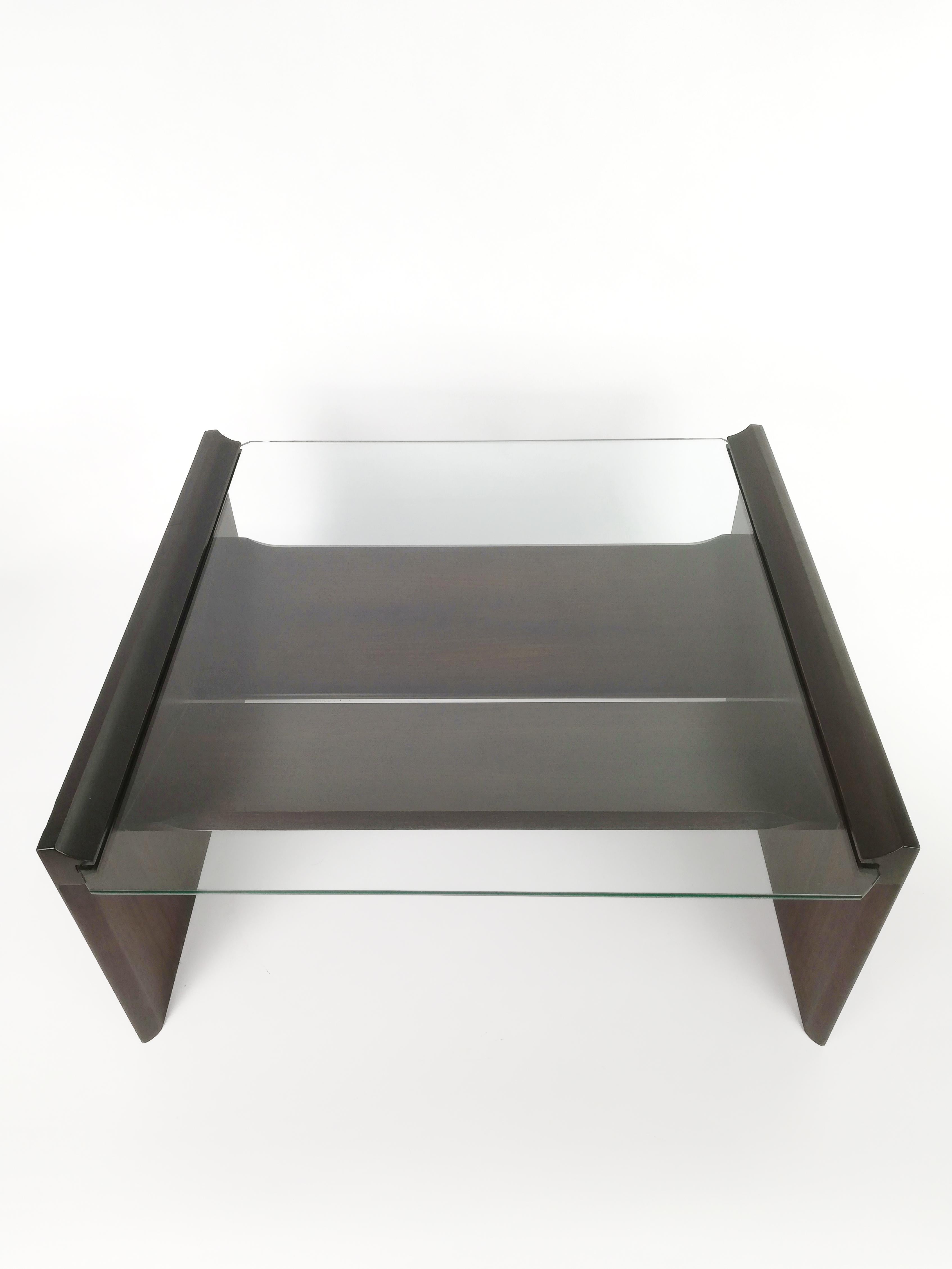 Sculpté Table basse Acca conçue par Kazuhide Takahama pour Gavina, Italie, années 1970 en vente