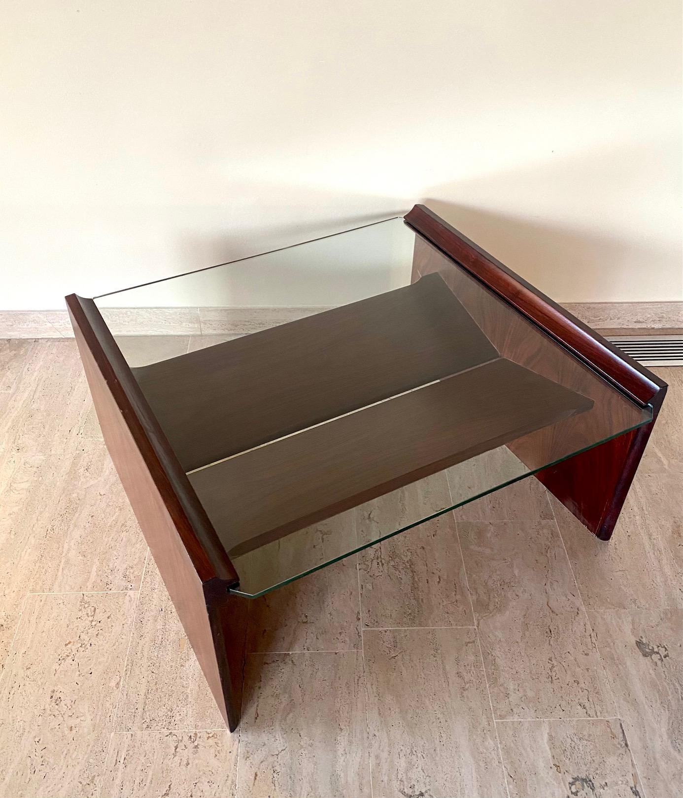 Coffee table produced by Gavina in the 1960s, designed by Kazuhide Takahama, model 