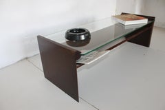 "Acca" Rosewood Coffee Table by Kazuide Takahama for Gavina, Italy 1960'