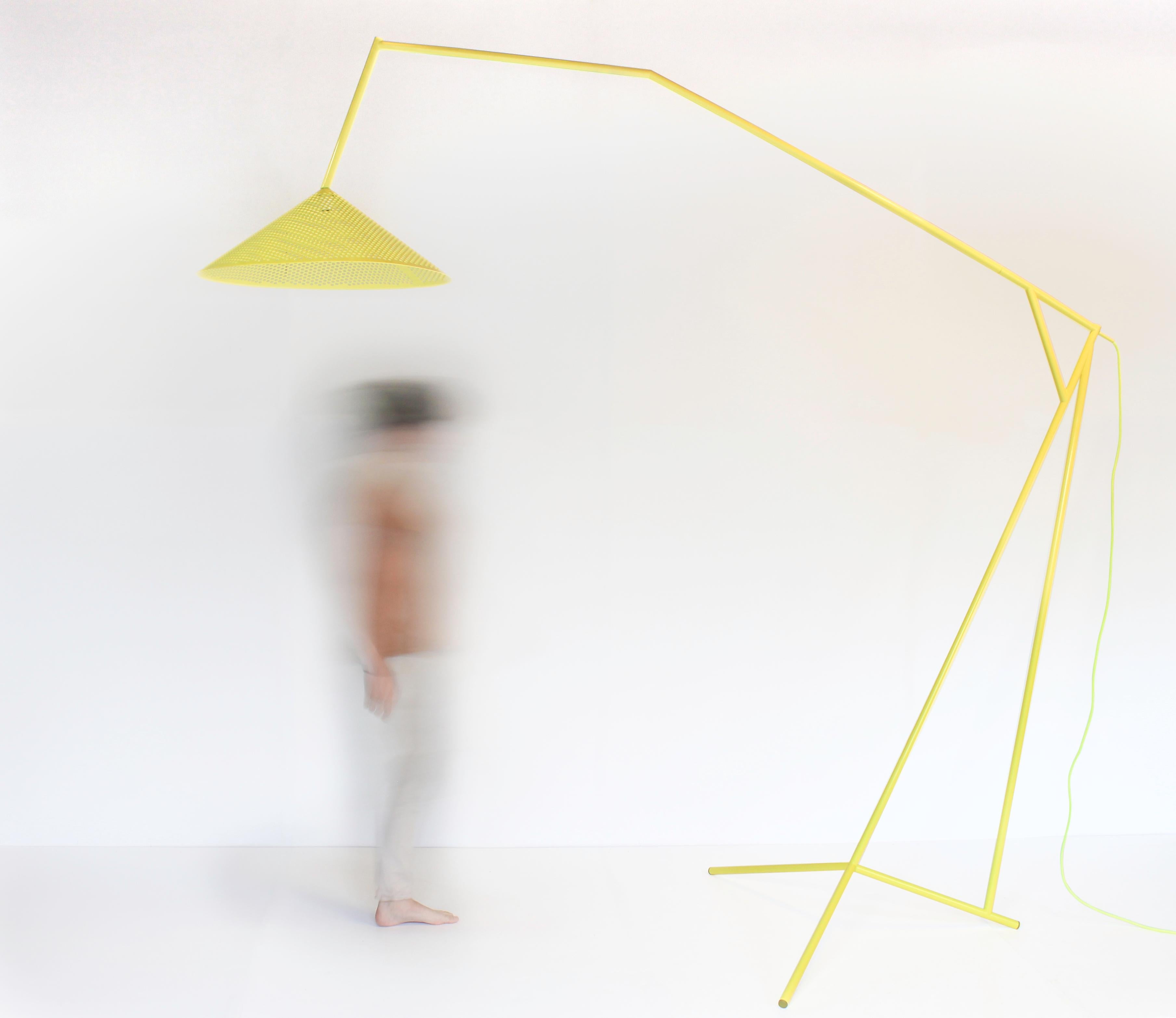 Postmoderno Accaio Stage 2 Floor Lamp by Max Lipsey in vendita
