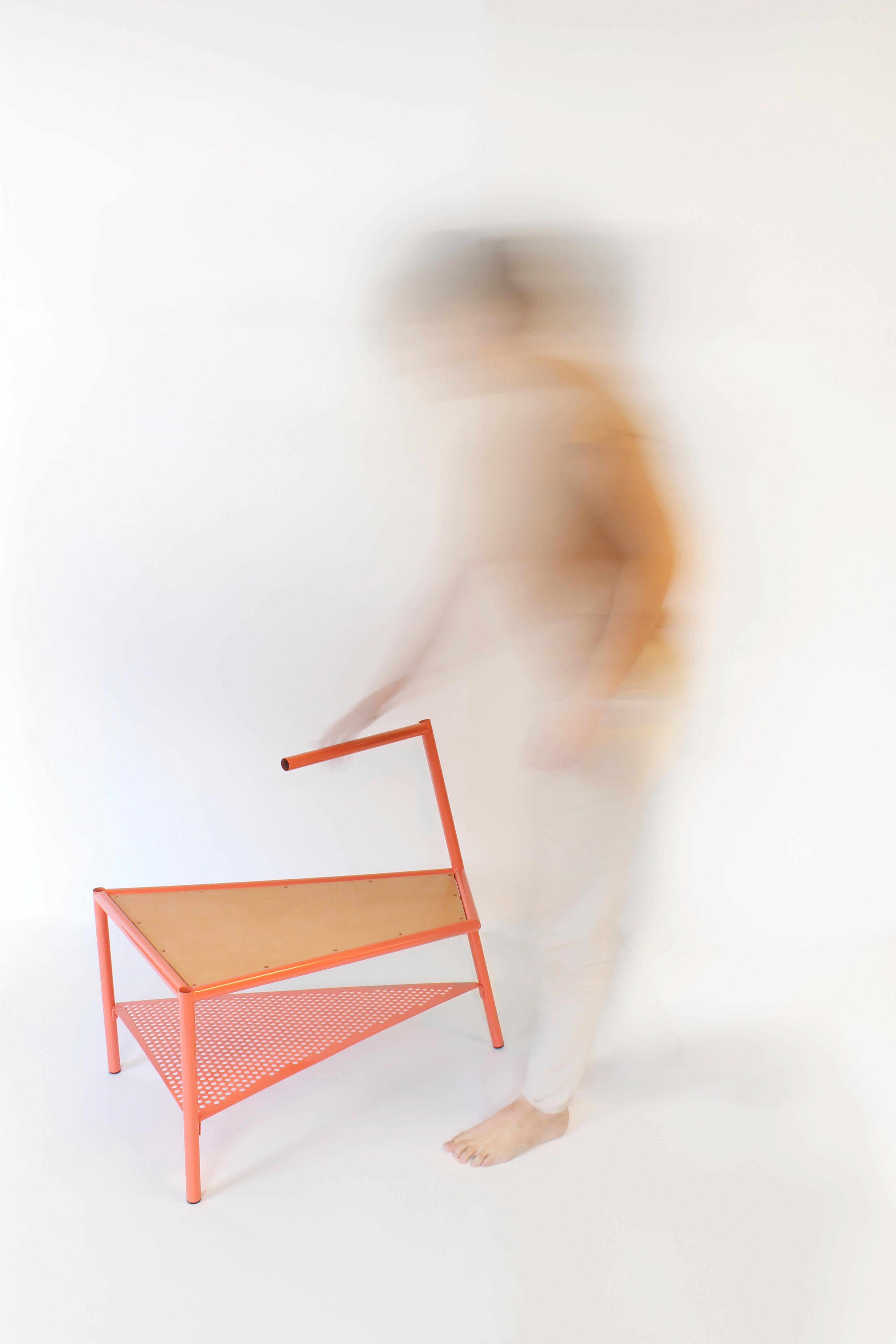 Post-Modern Accaio Stage 2 Side Table by Max Lipsey For Sale