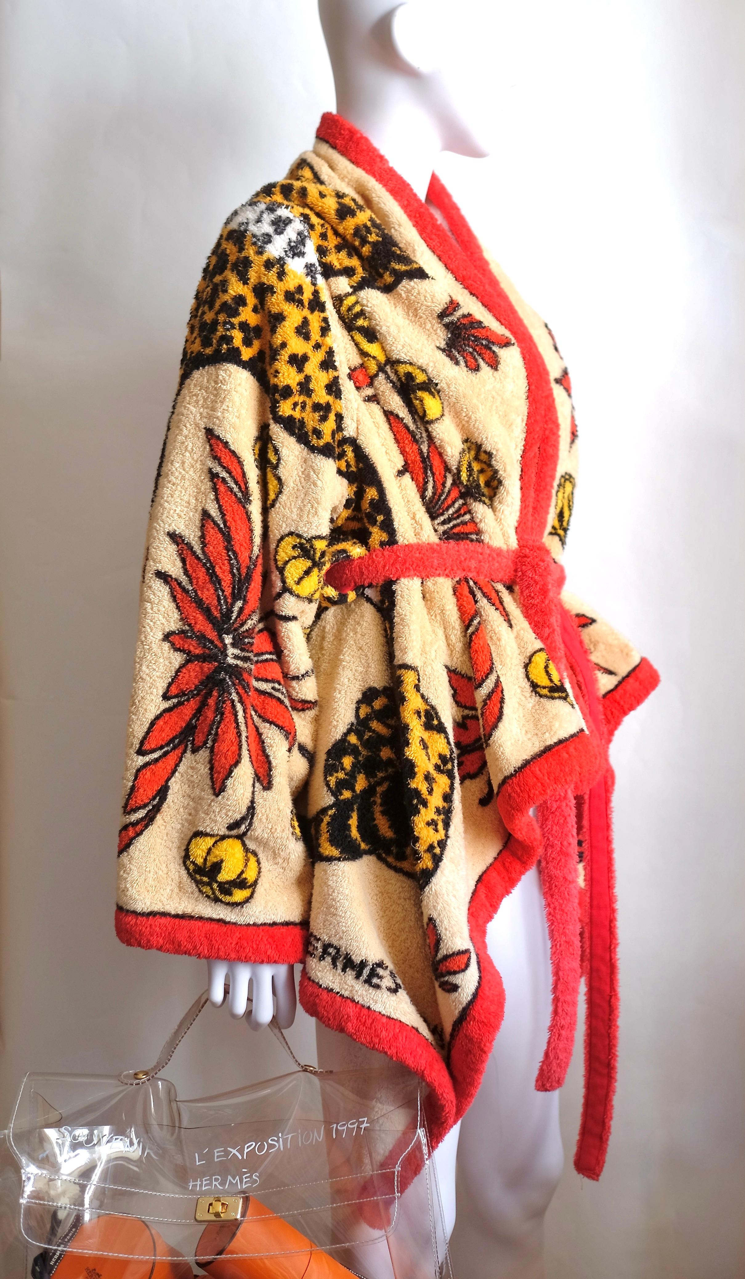 Brown Hermès bathrobe For Sale