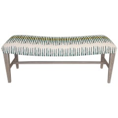 Accent Bench with Bowed Seat