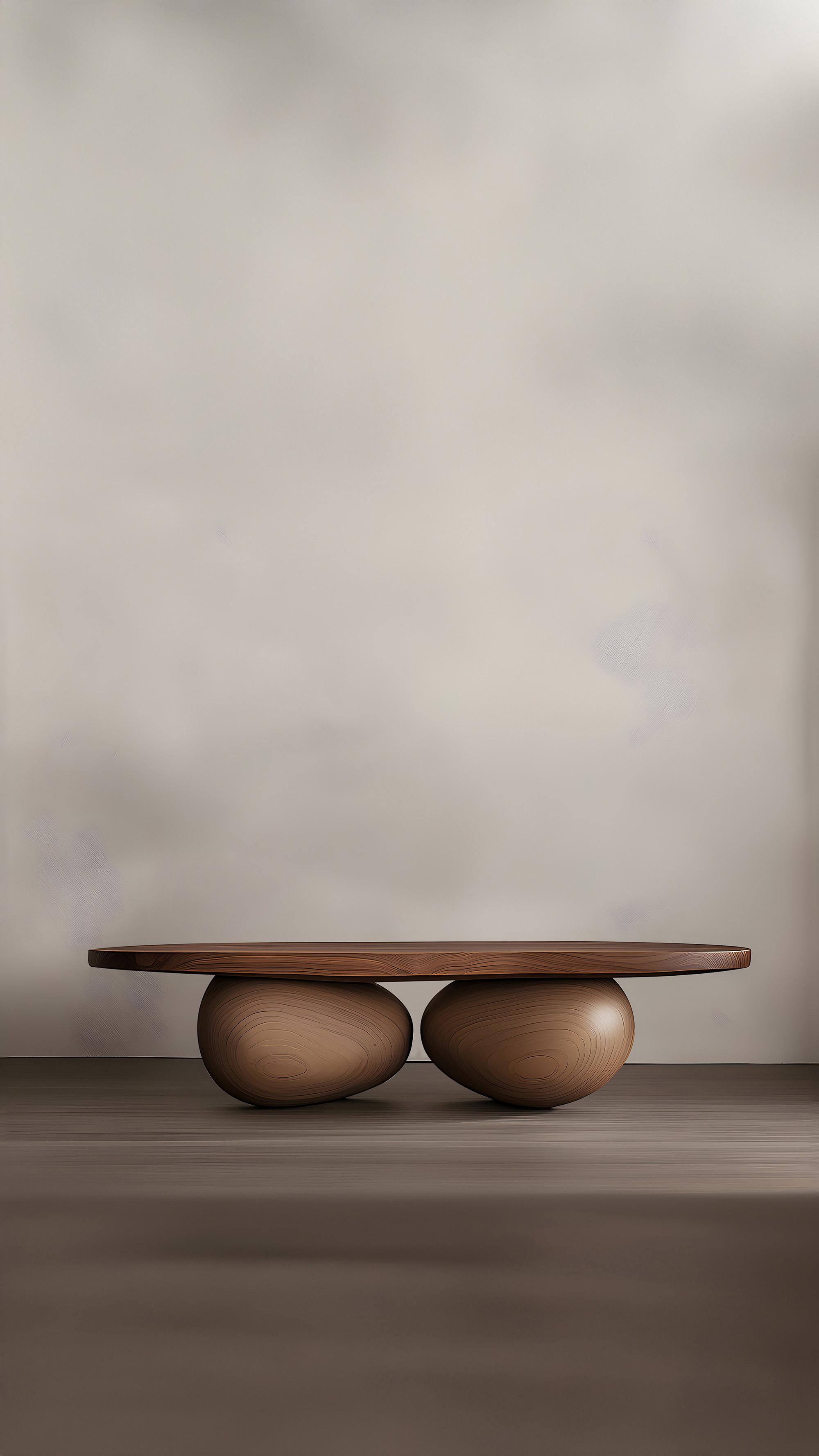 Table basse d'appoint Serie 11 - Sereno by Joel Escalona avec pieds en galets
---

Série de tables basses Sereno - Note de Joel Escalona

Que se passe-t-il lorsque la structure devient de l'art ?

Telles sont les questions qui m'ont guidé dans la