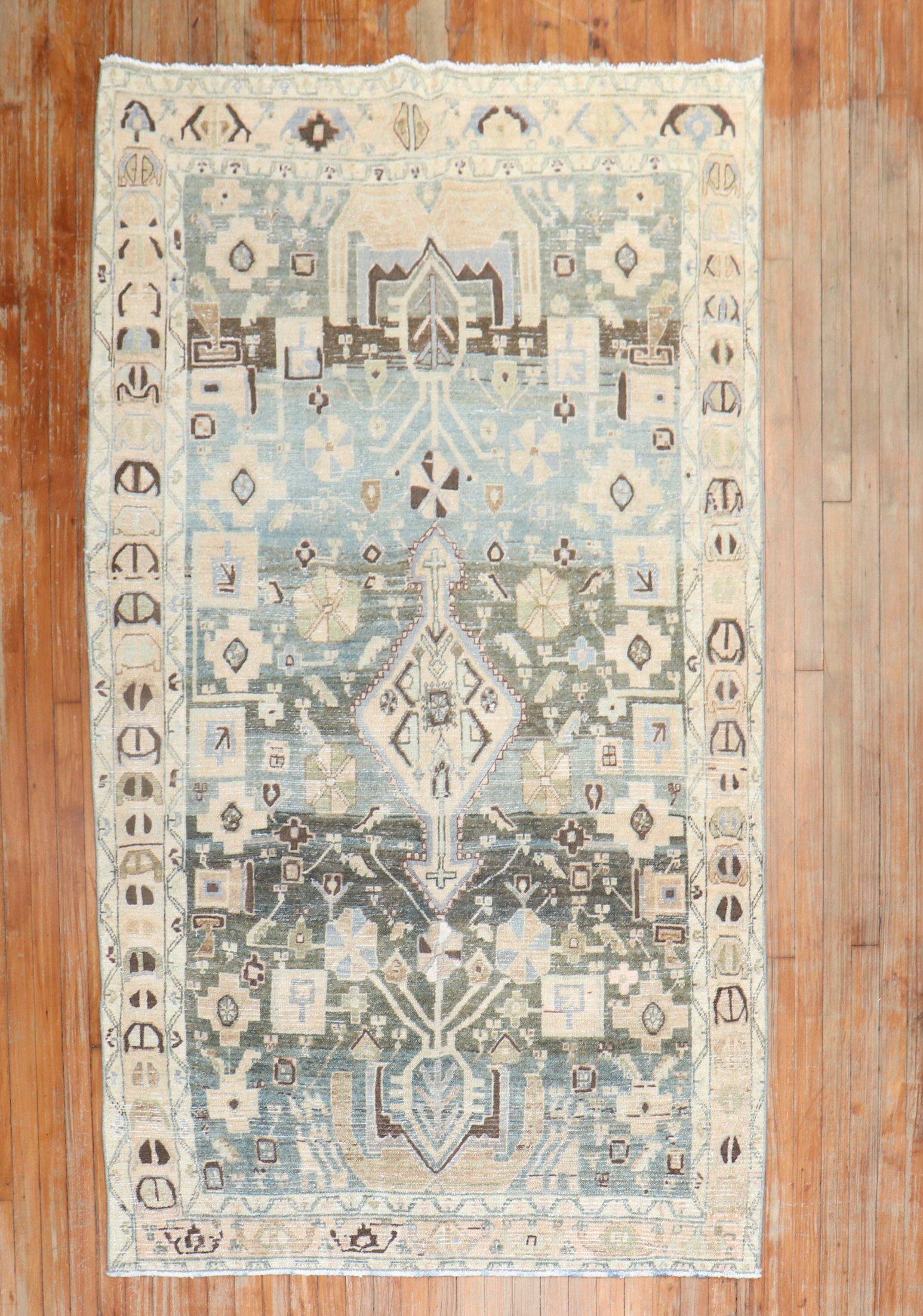 20th Century Accent Persian Malayer Rug