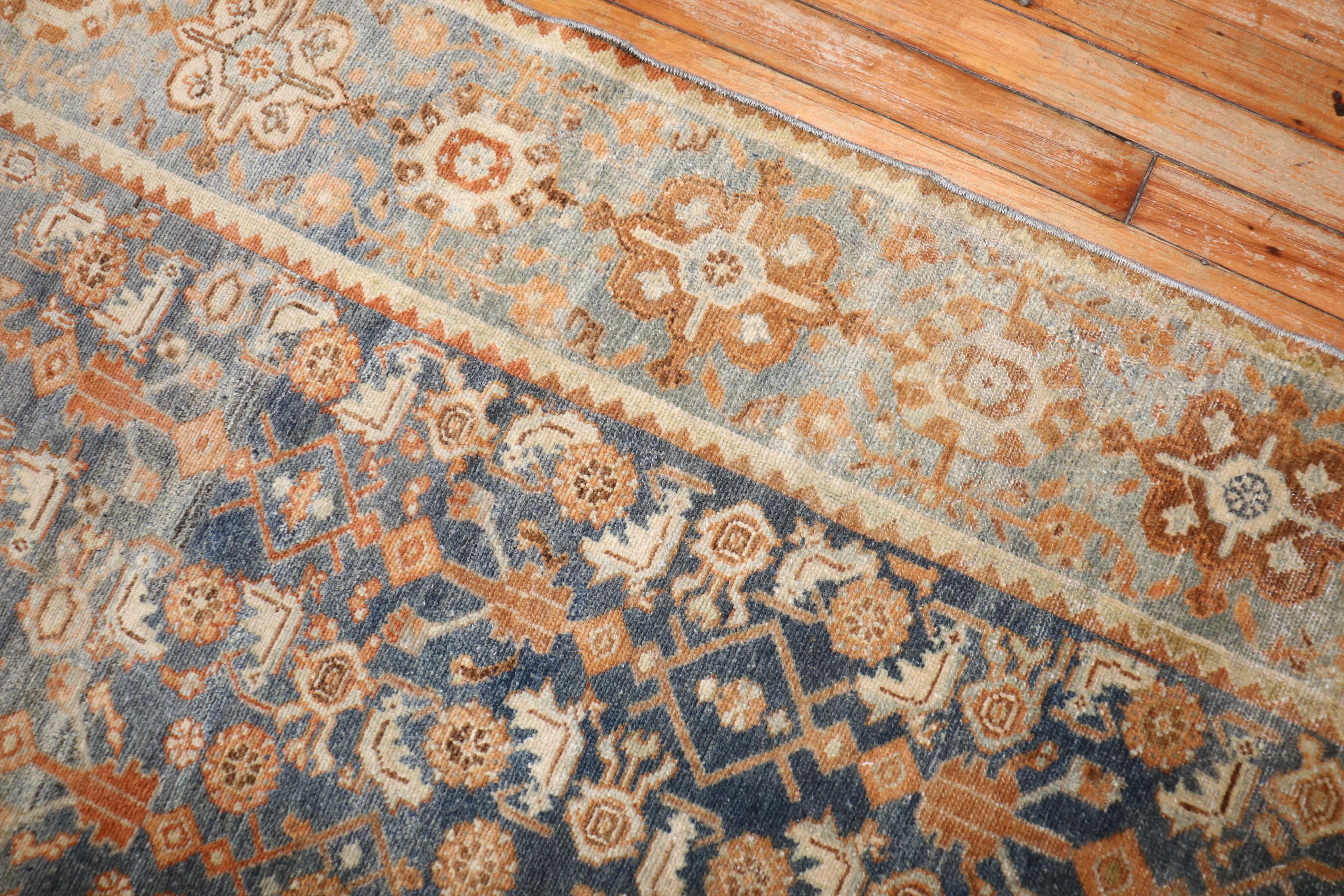 Wool Accent Persian Malayer Rug For Sale