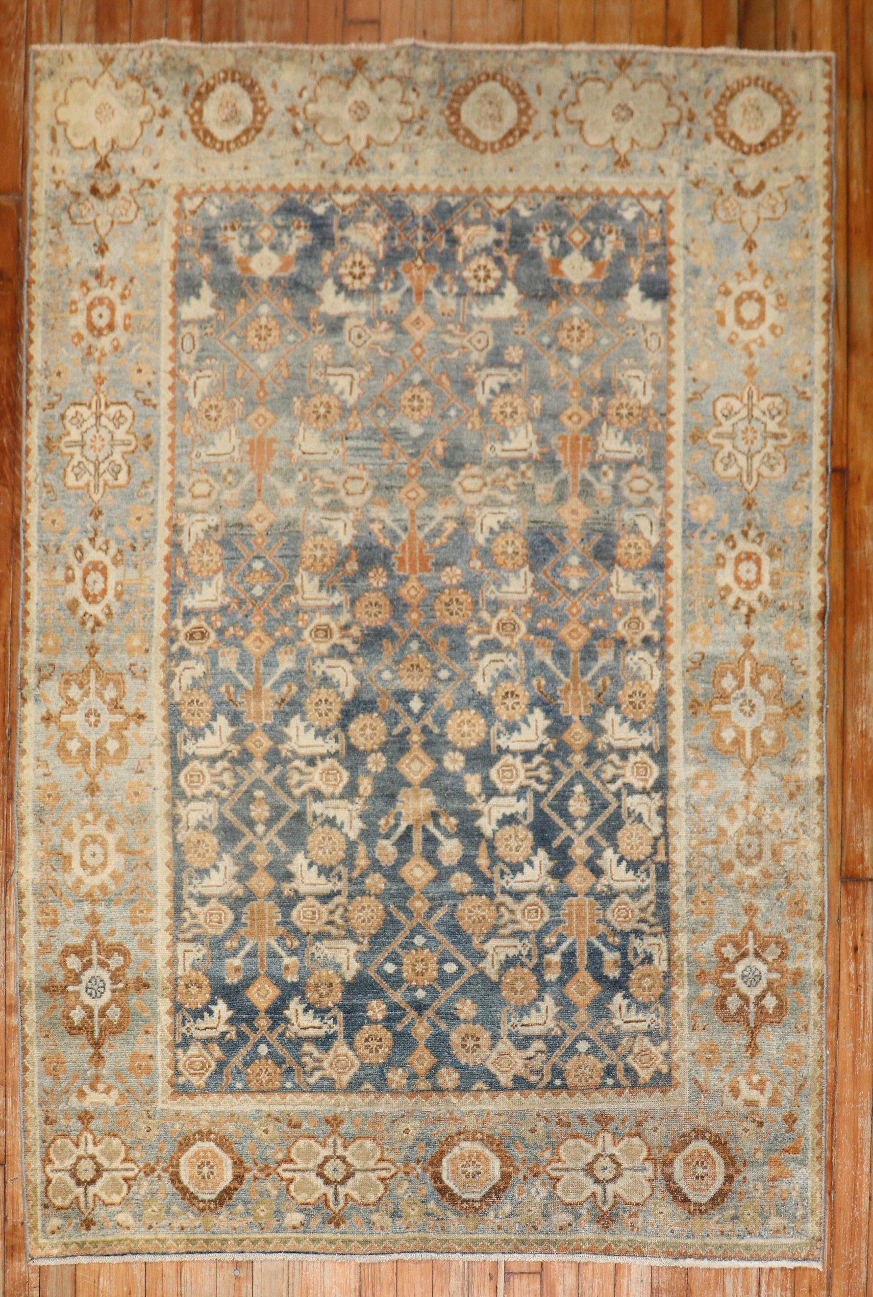 Accent Persian Malayer Rug For Sale 3