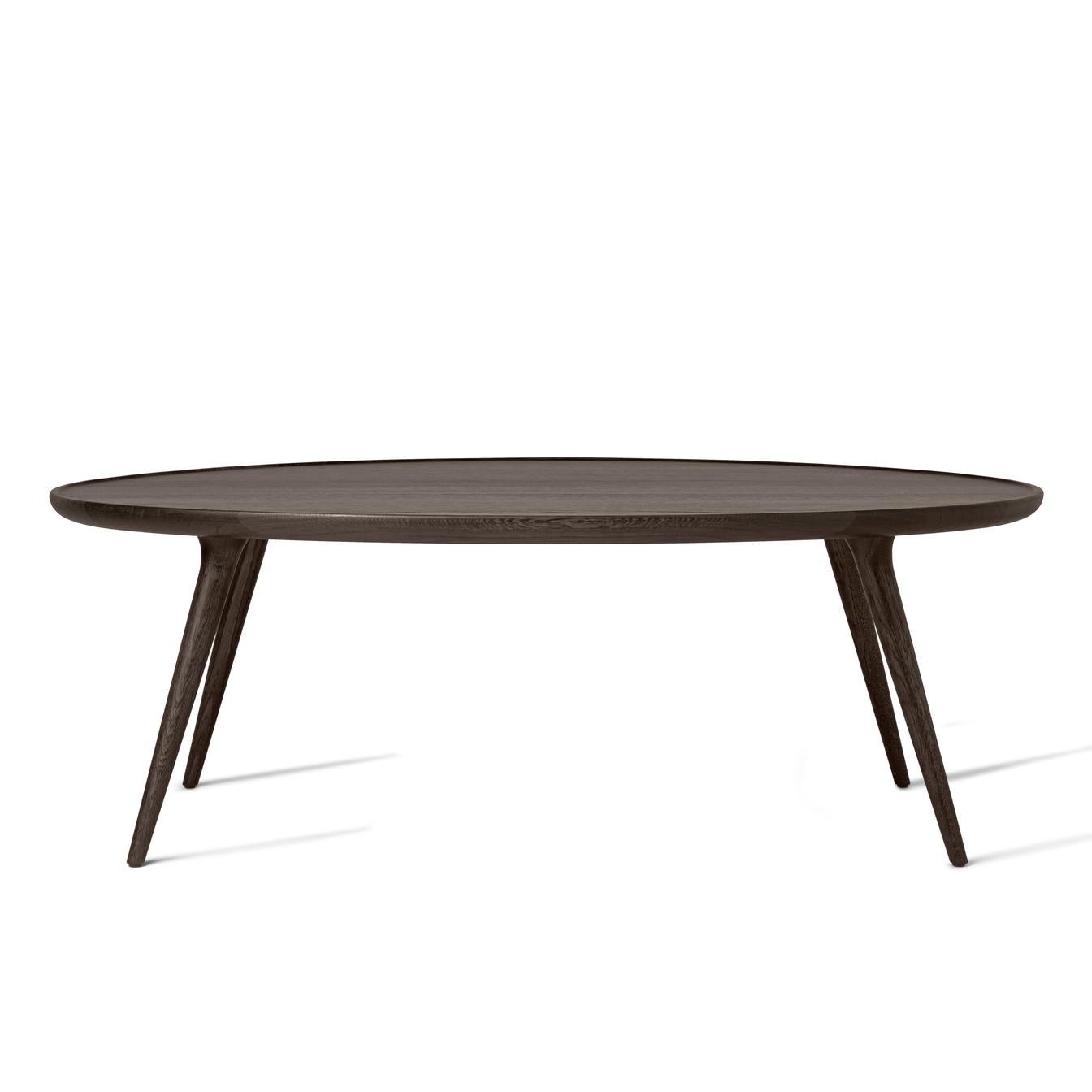 European Accent Round Table M Fsc Certified Oak Sirka Grey Stain by Mater Design