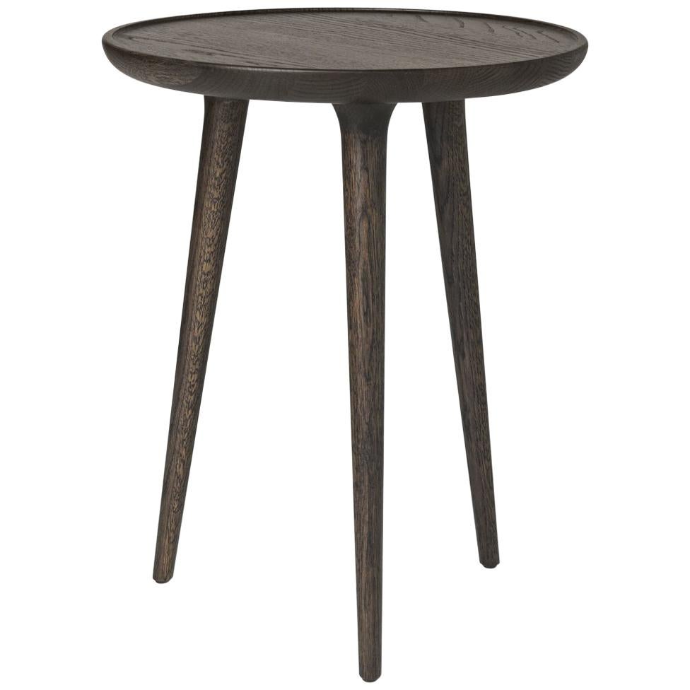 Accent Round Table M Fsc Certified Oak Sirka Grey Stain by Mater Design