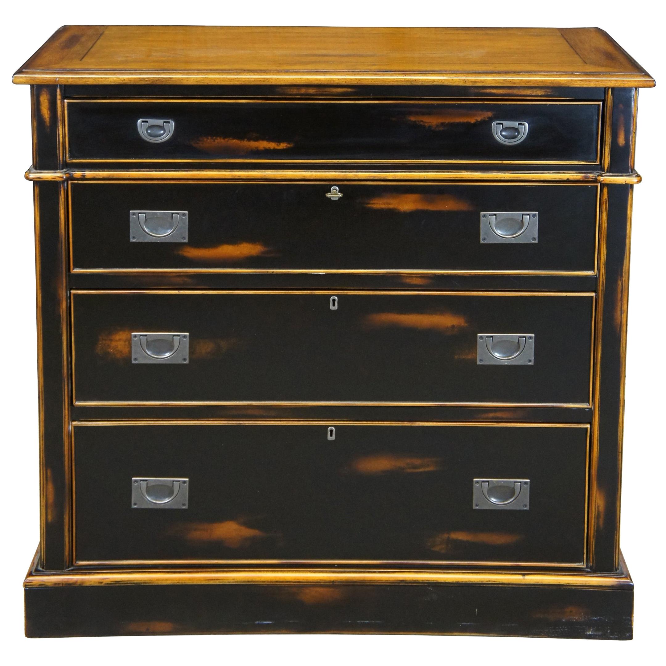Accents Beyond Distressed French Country 4-Drawer Entry Hall Dresser Chest