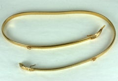 Accessocraft Gilt Stretch Snake Belt