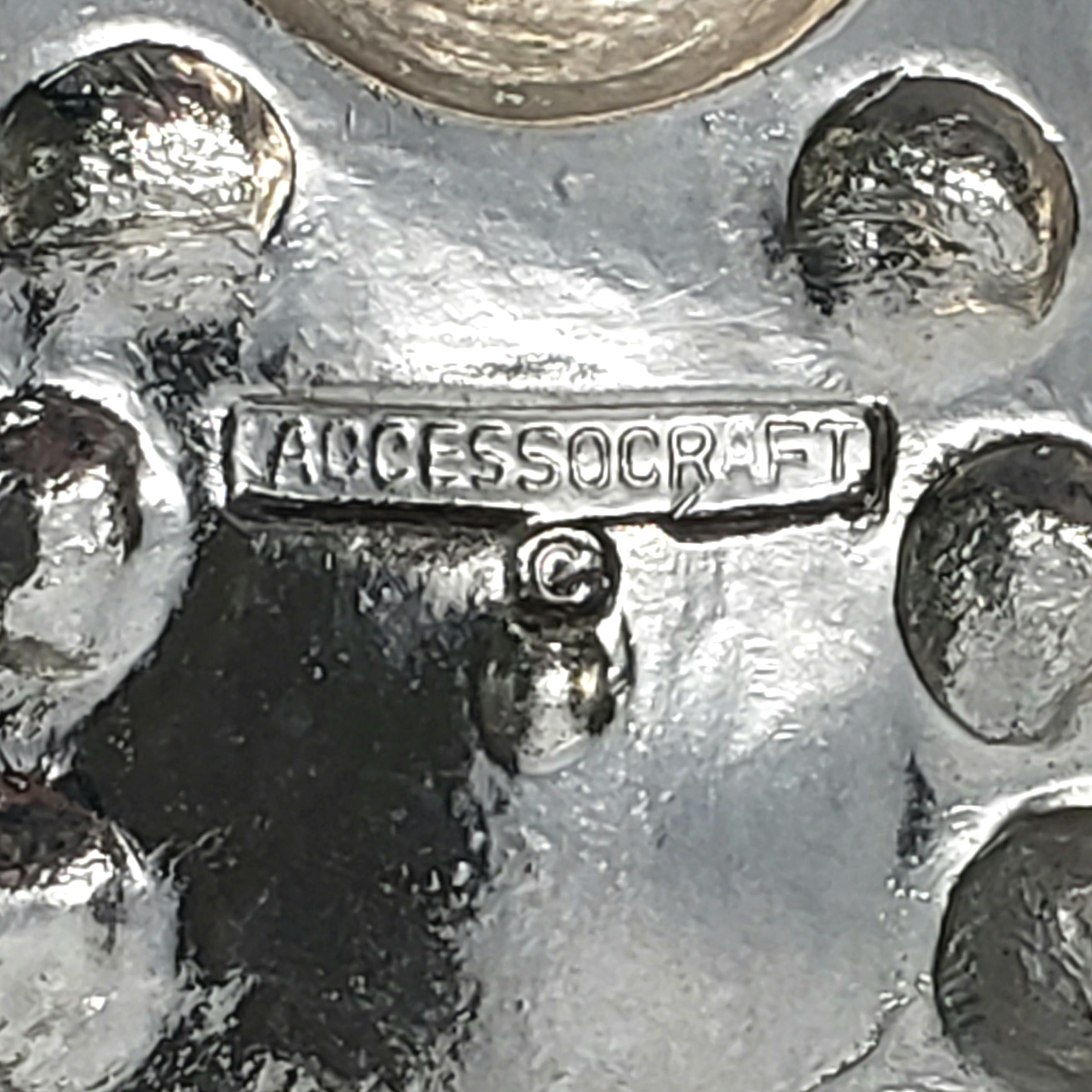 Accessocraft Silver Tone Pendant For Sale 1