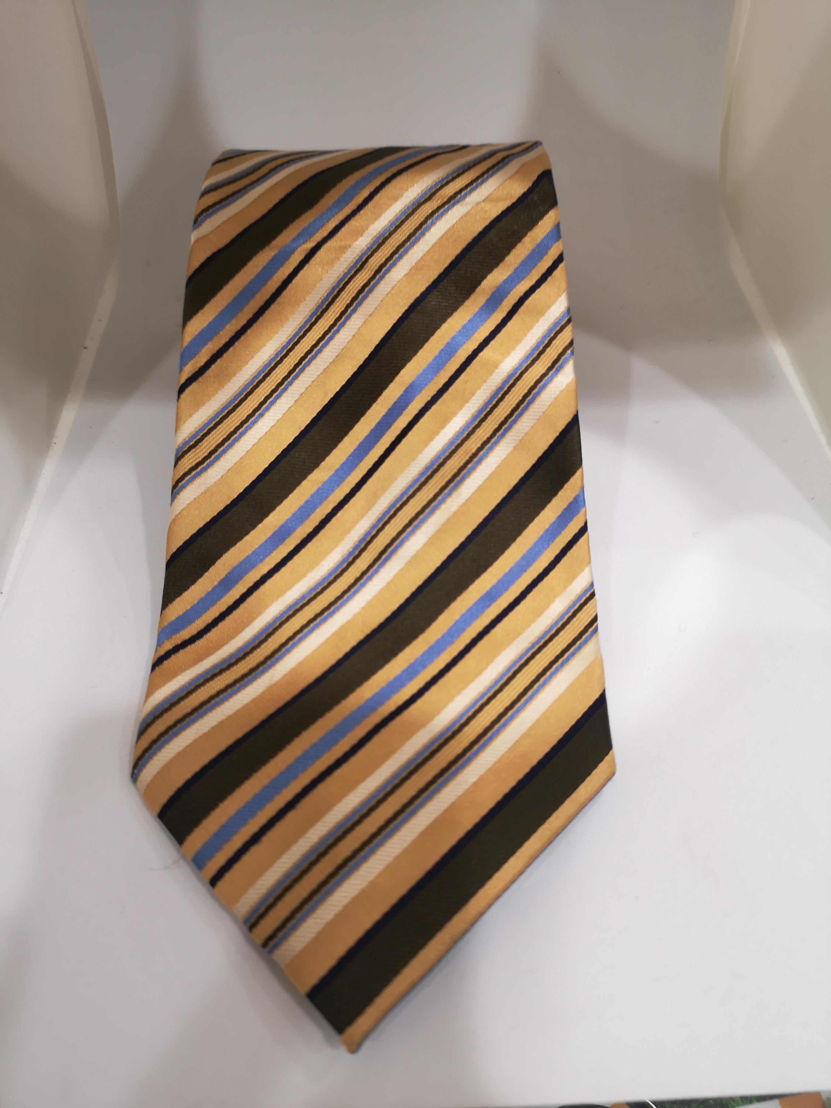 Brown Accessori multicoloured tie