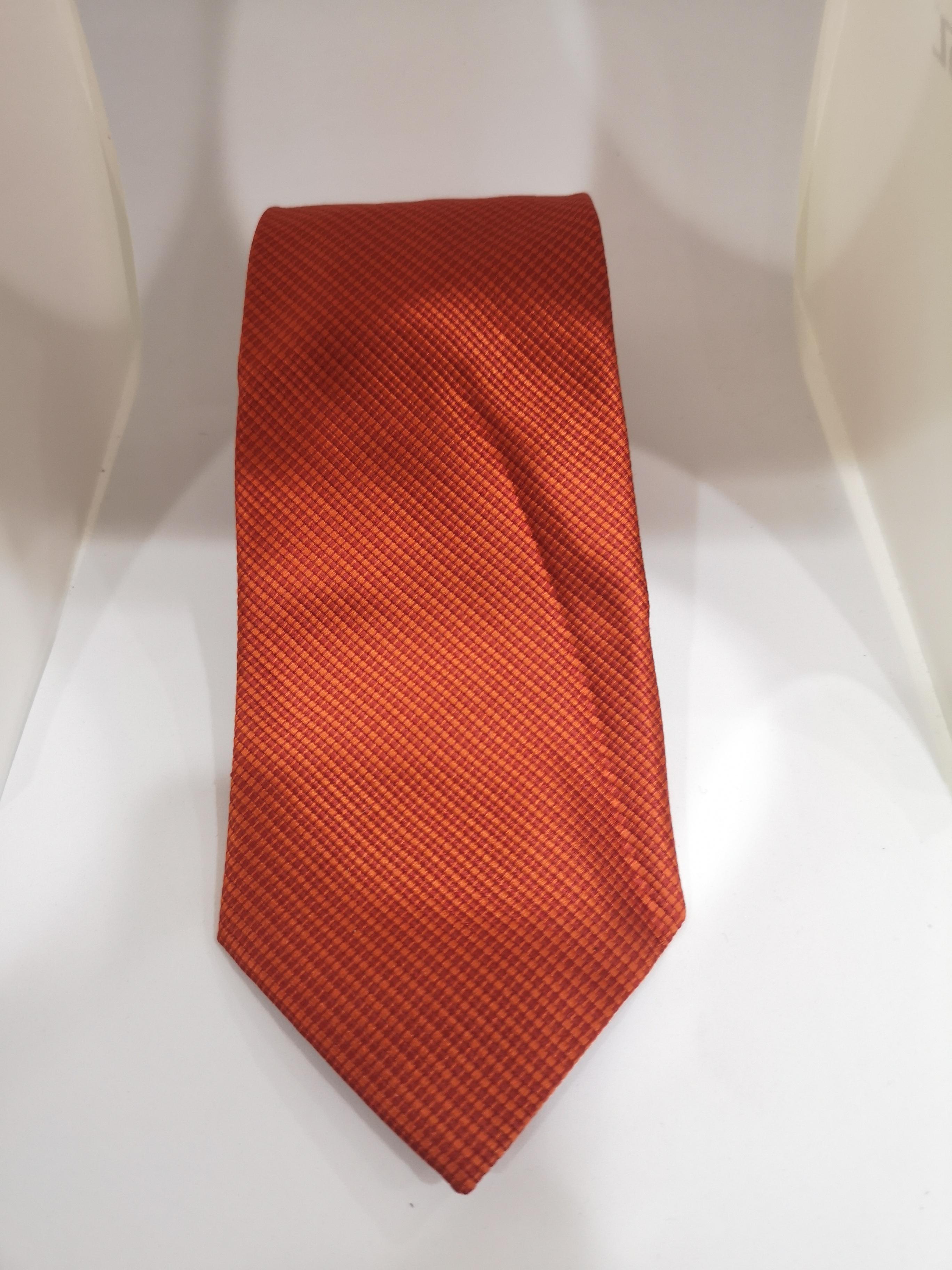 orange silk ties