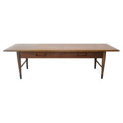 Vintage Acclaim Lane Dovetail Coffee Table with Drawer by Andre Bus