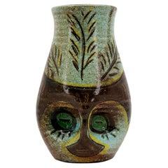 Anthropomorphe Vase mit Tonverzierung, 1950er-Jahre