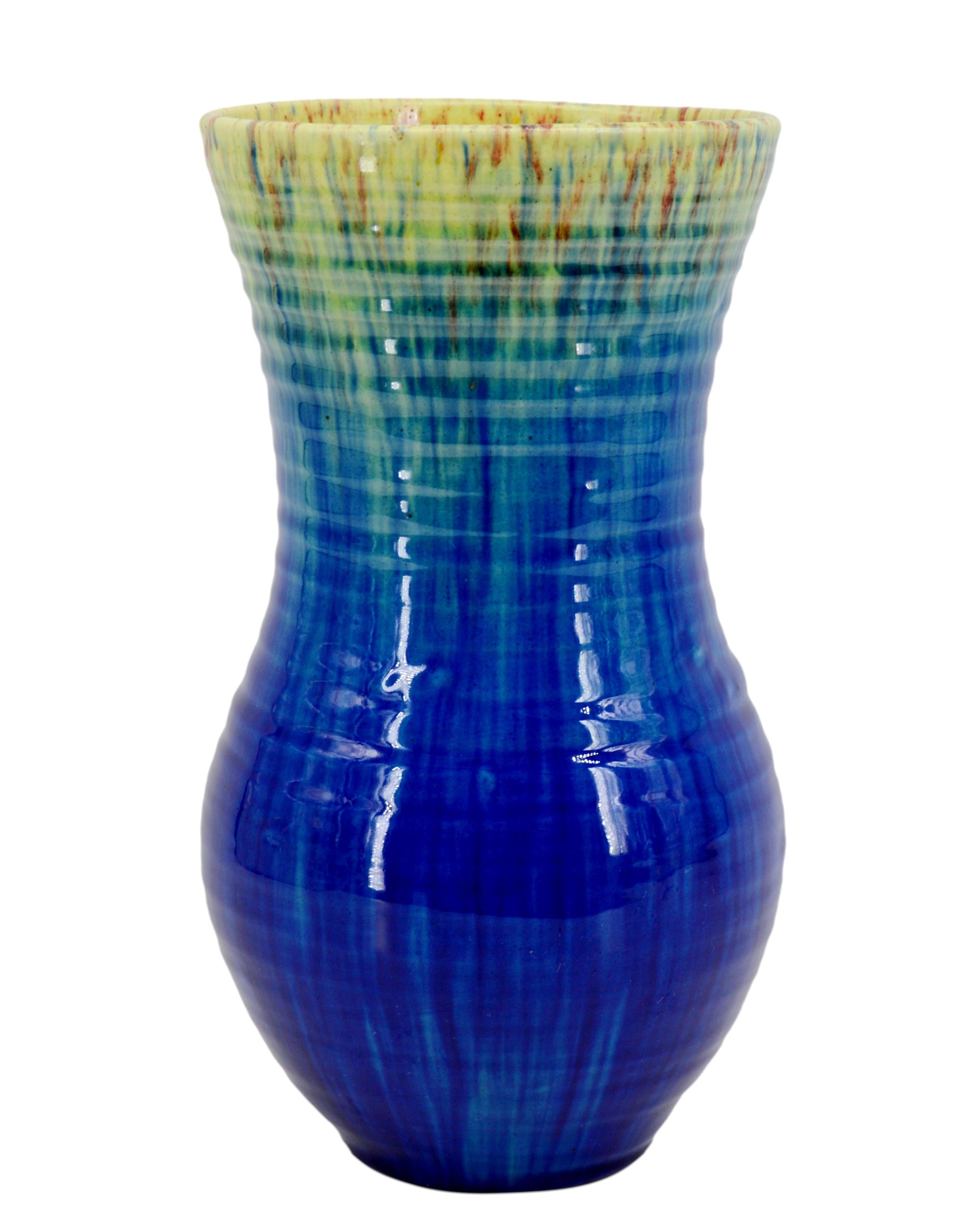 Ceramica Vaso a balaustro Accolay, anni '50 in vendita