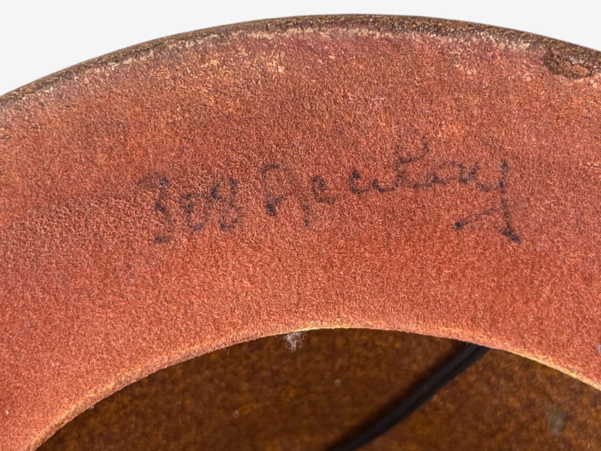 Accolay, Ceramica, Stained Glass, Resina filata, Lampada da terra, Francia, 1955 in vendita 4