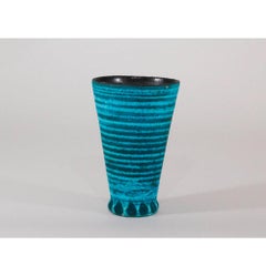 Accolay Keramikvase in Kegelform aus den 1960er Jahren
