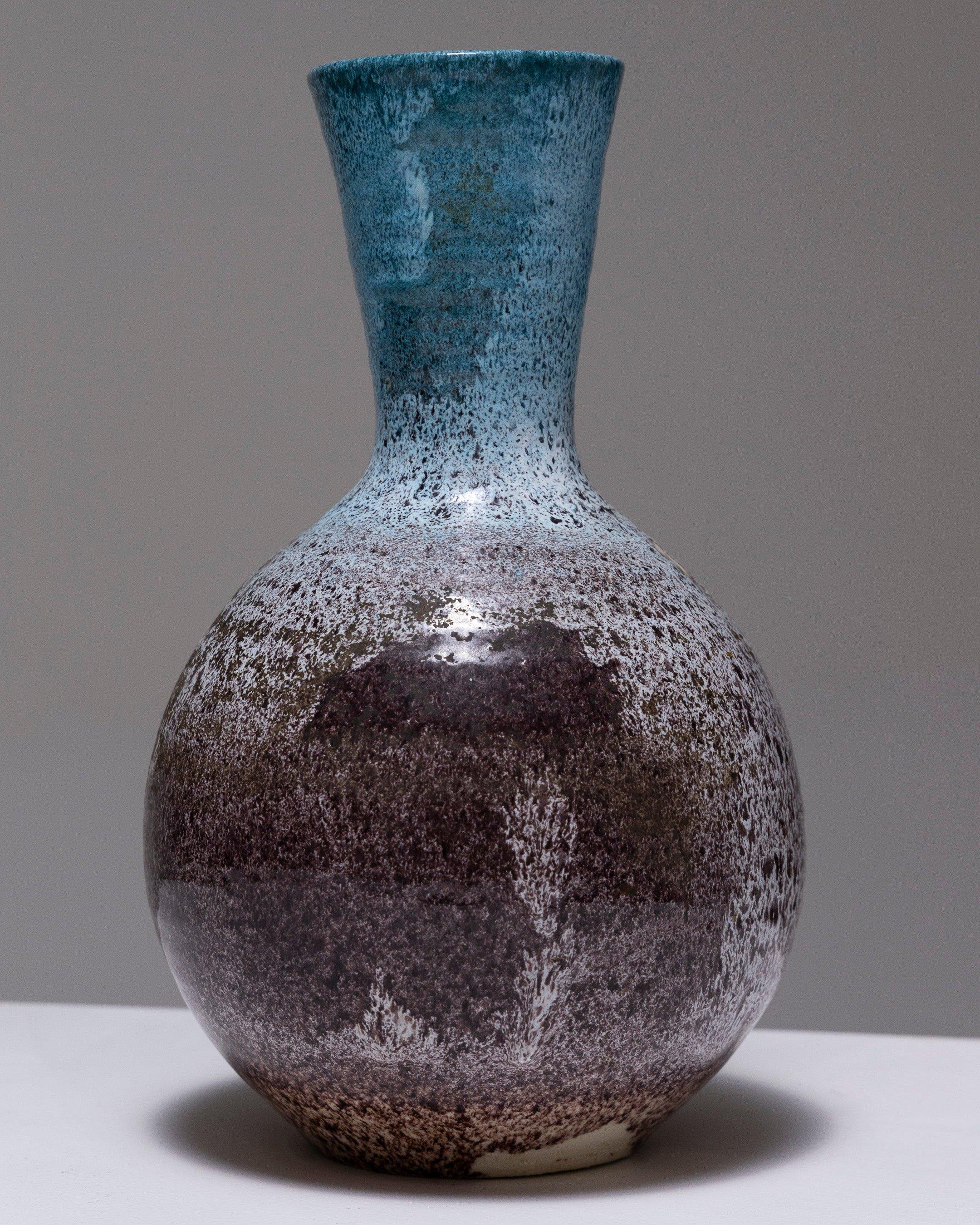 Vaso in maiolica Accolay, anni '50 In condizioni buone in vendita a PARIS, FR