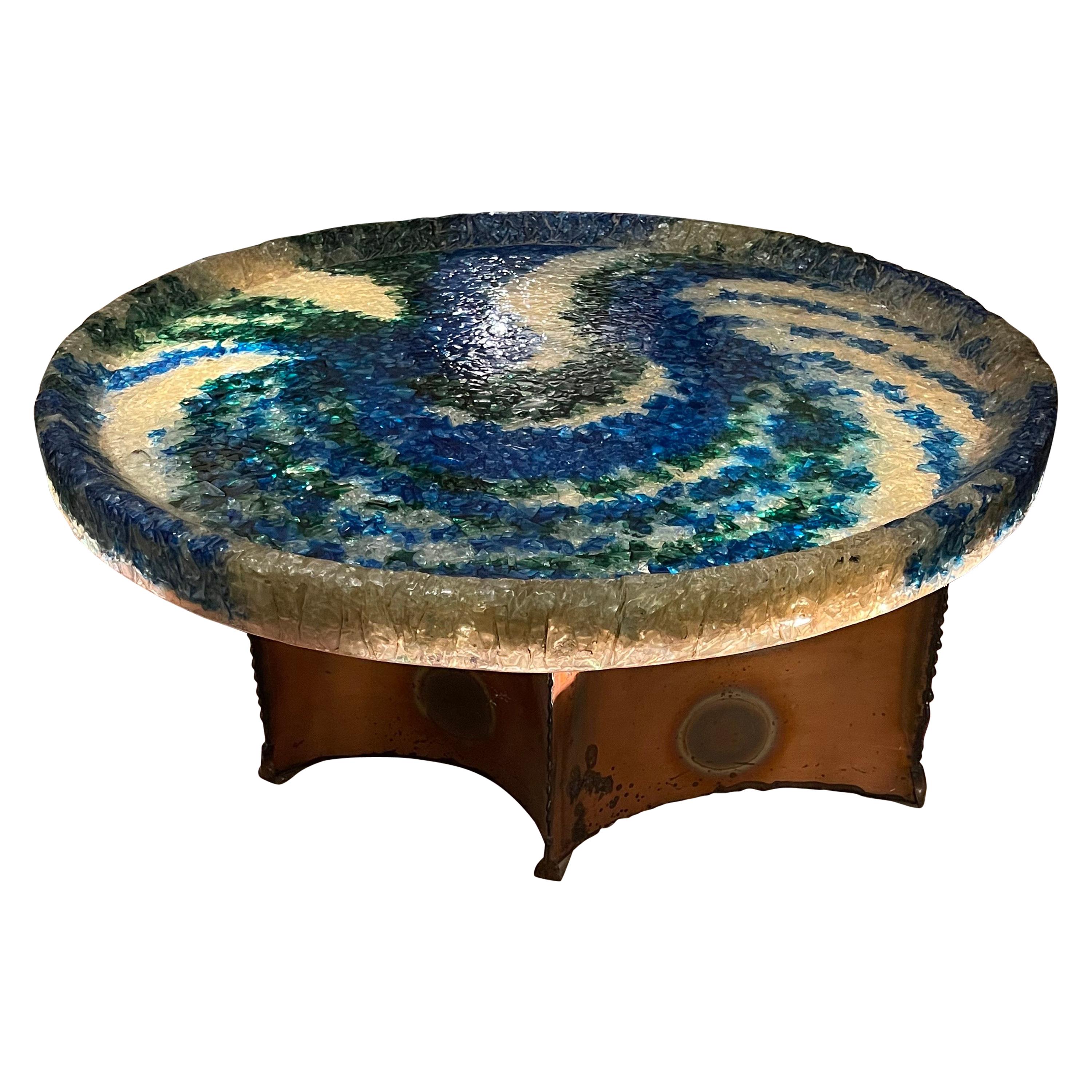 Accolay Fractured Resin Coffee Table