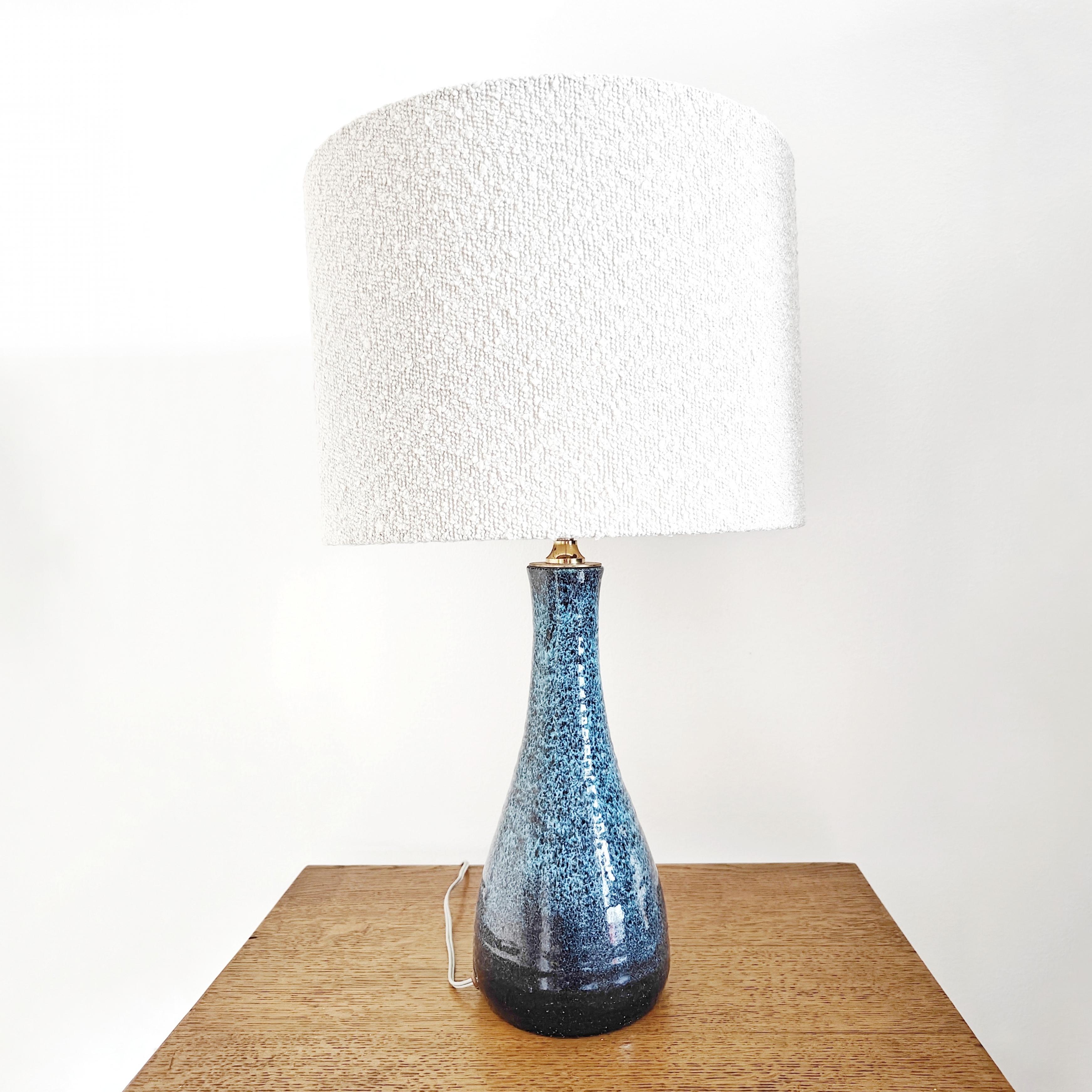 Enameled Accolay Lamp circa 1960s For Sale
