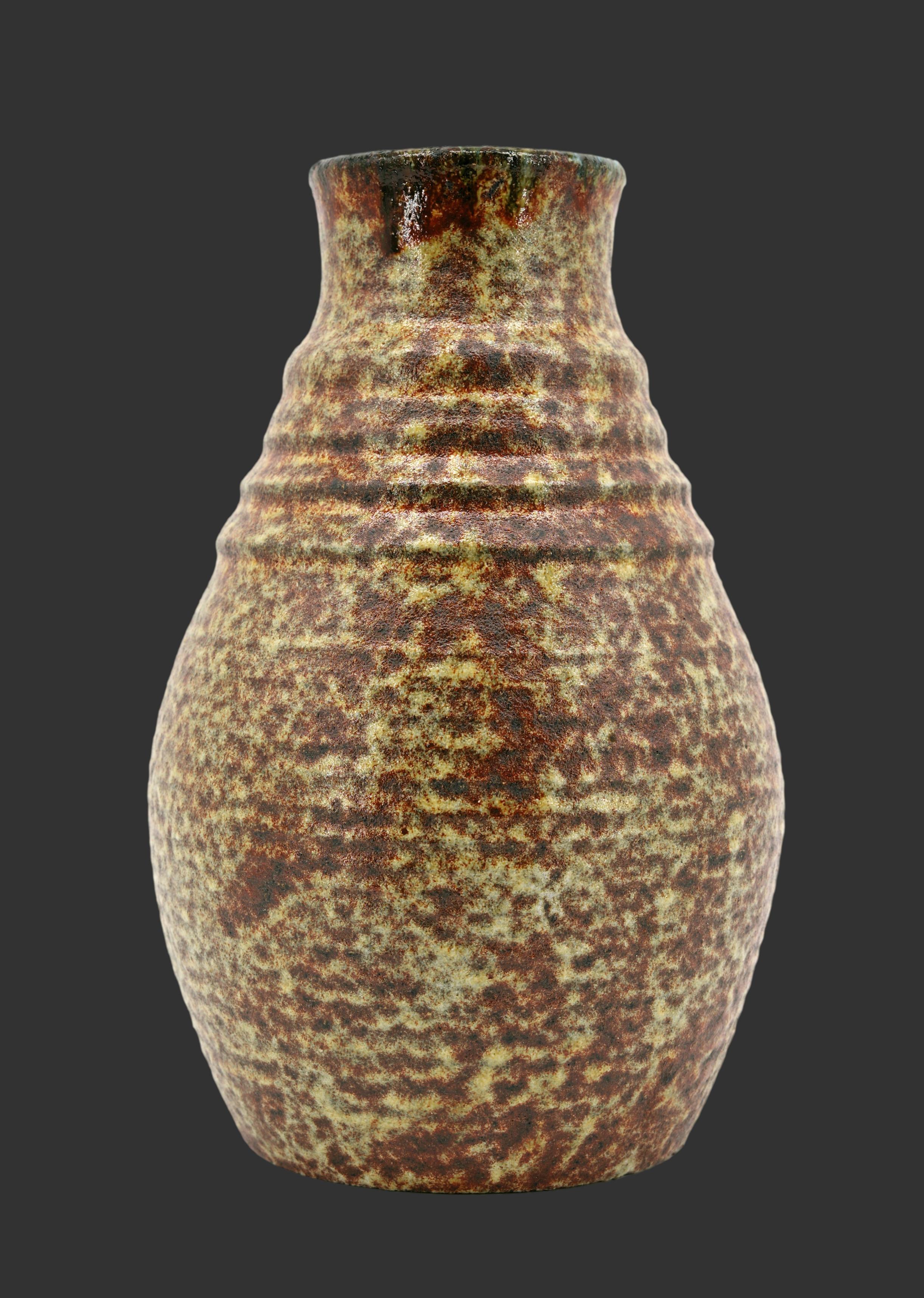 Vaso in gres francese della metà del secolo scorso di ACCOLAY, Francia, anni '50. Altezza: 27 cm (10,6