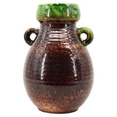 Vaso Accolay, Ceramica Art Deco, Francia, anni '50