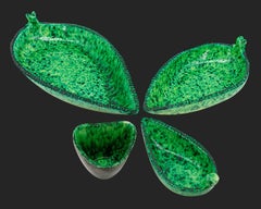 Accolay Pottery Französisches Aperitif- und Tafelservice aus der Mitte des Jahrhunderts, 1950er Jahre