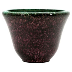 Cachepot in gres di ACCOLAY, metà del secolo scorso, ceramica, Francia, anni '50