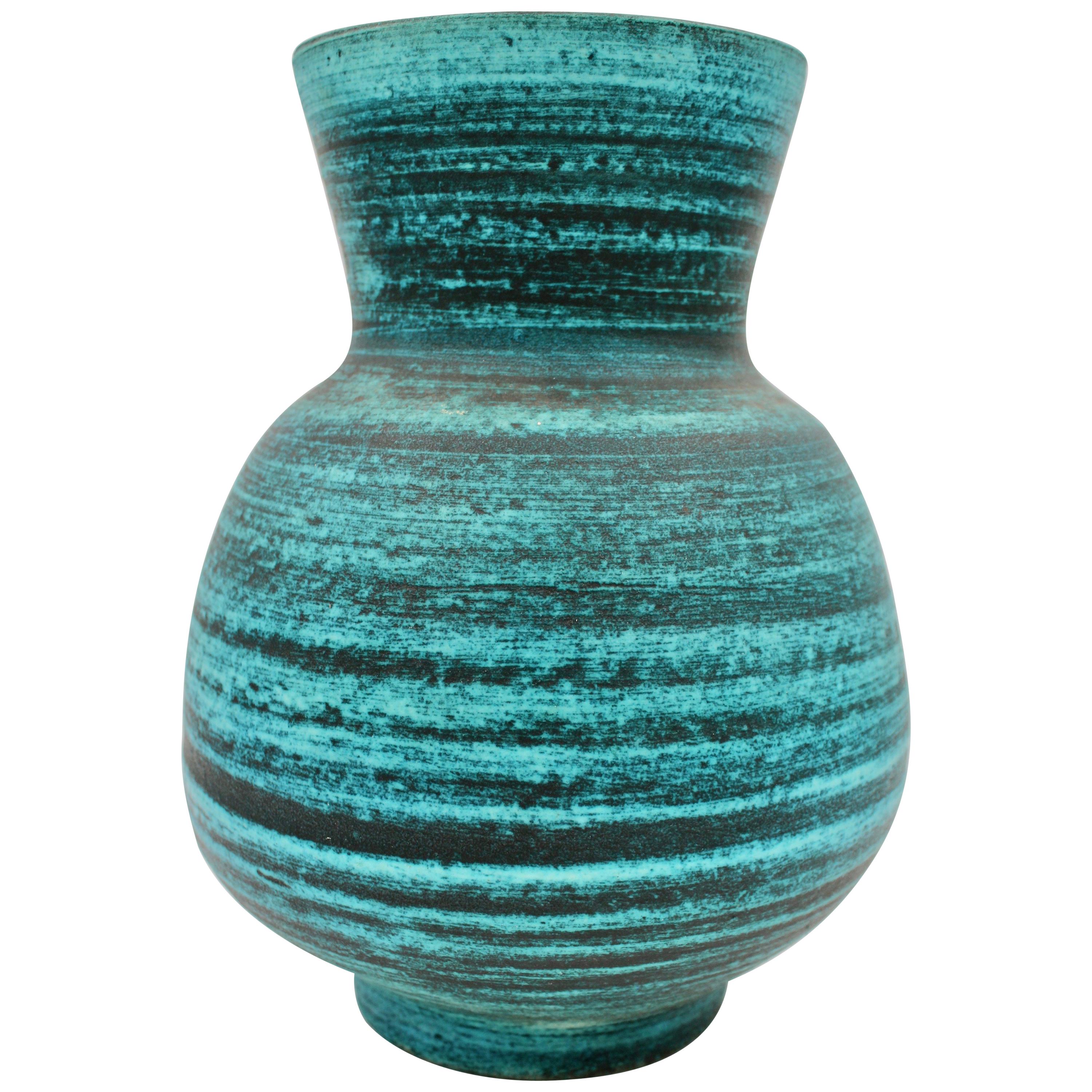 Accolay Vase, French ceramic circa 1960
