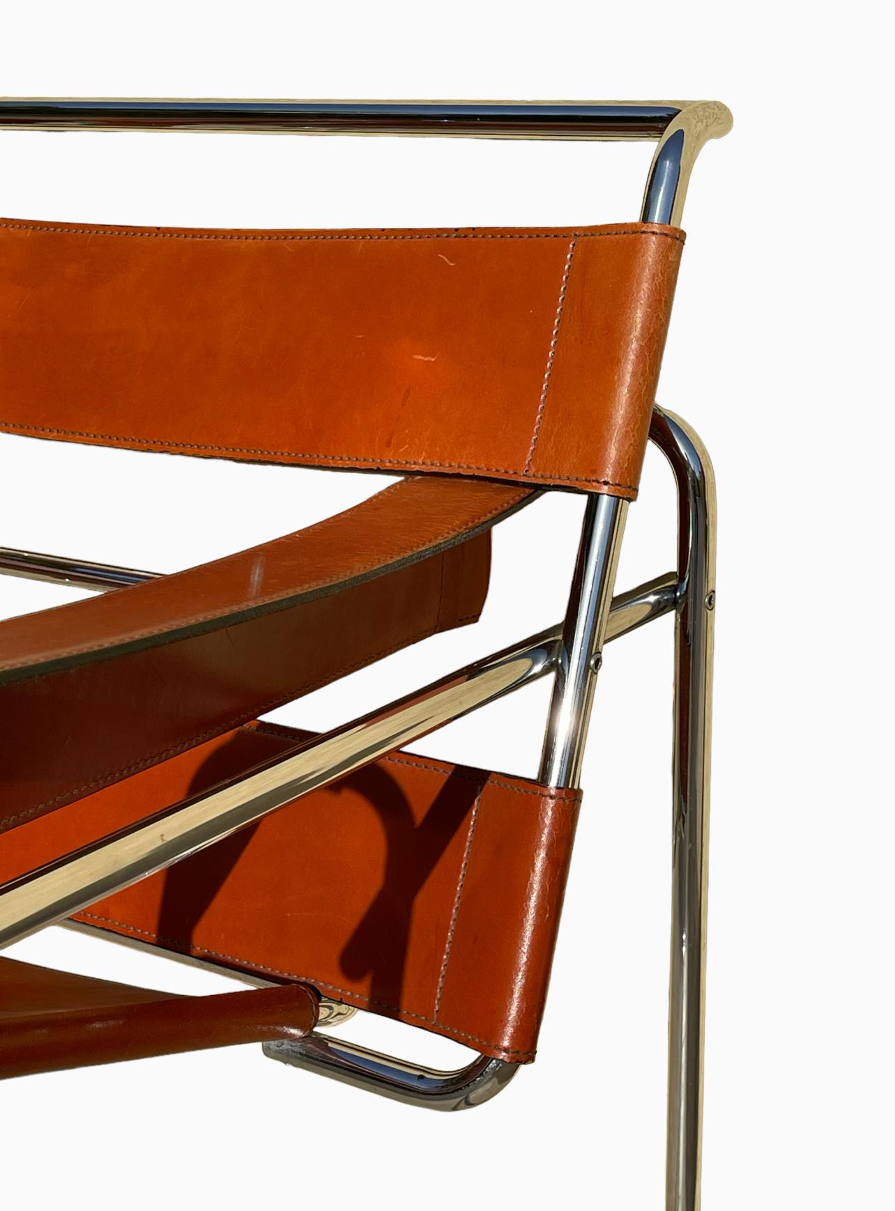French According To Marcel Breuer - Wassily B3 Chair For Sale