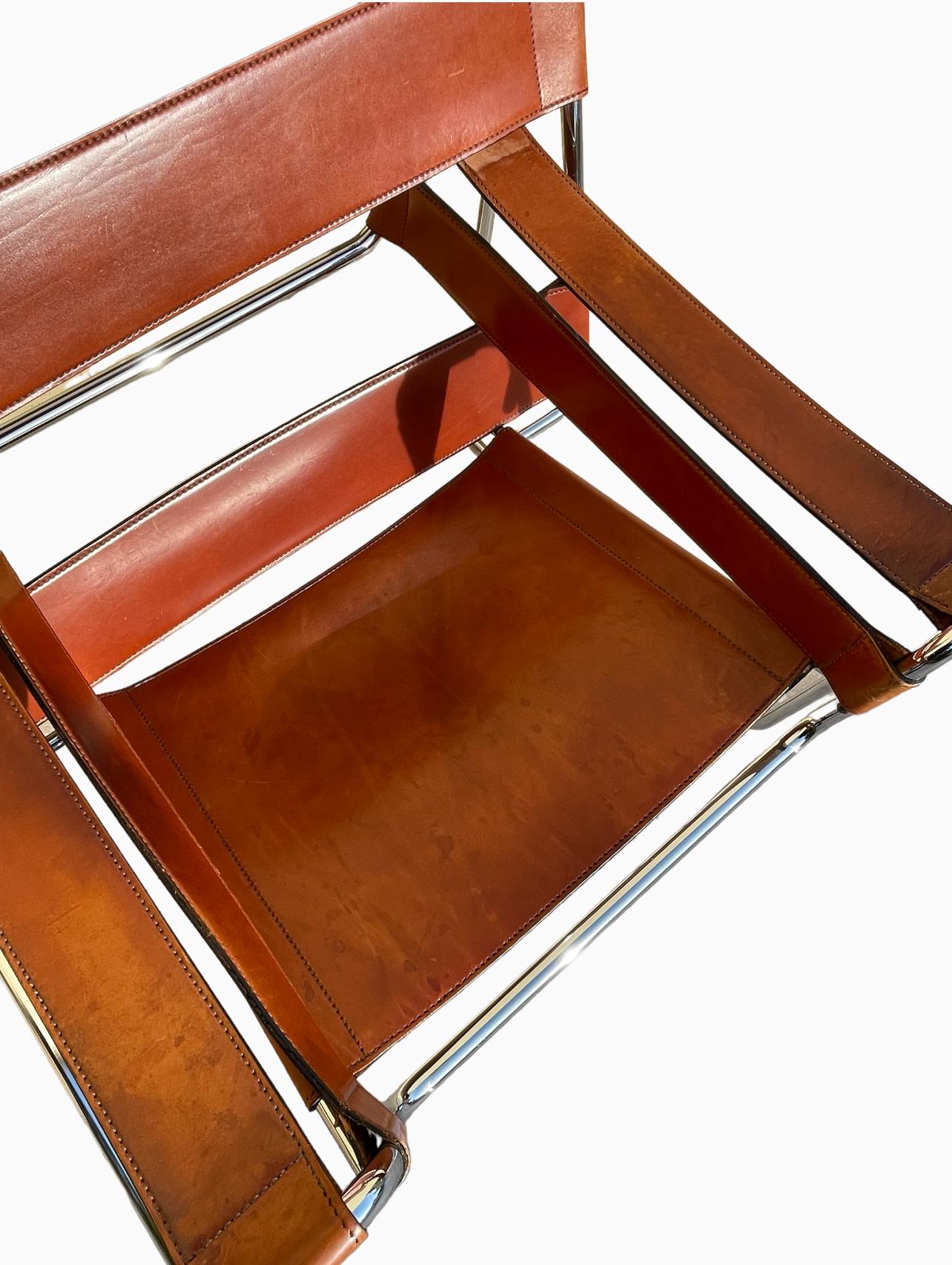 According To Marcel Breuer - Wassily B3 Chair For Sale 1