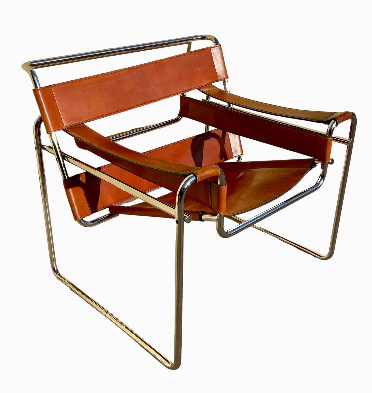 According To Marcel Breuer - Wassily B3 Chair For Sale 3