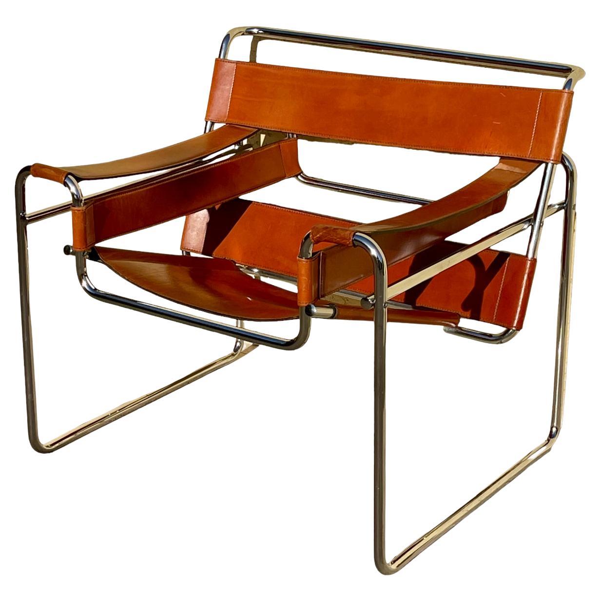 According To Marcel Breuer - Wassily B3 Chair For Sale