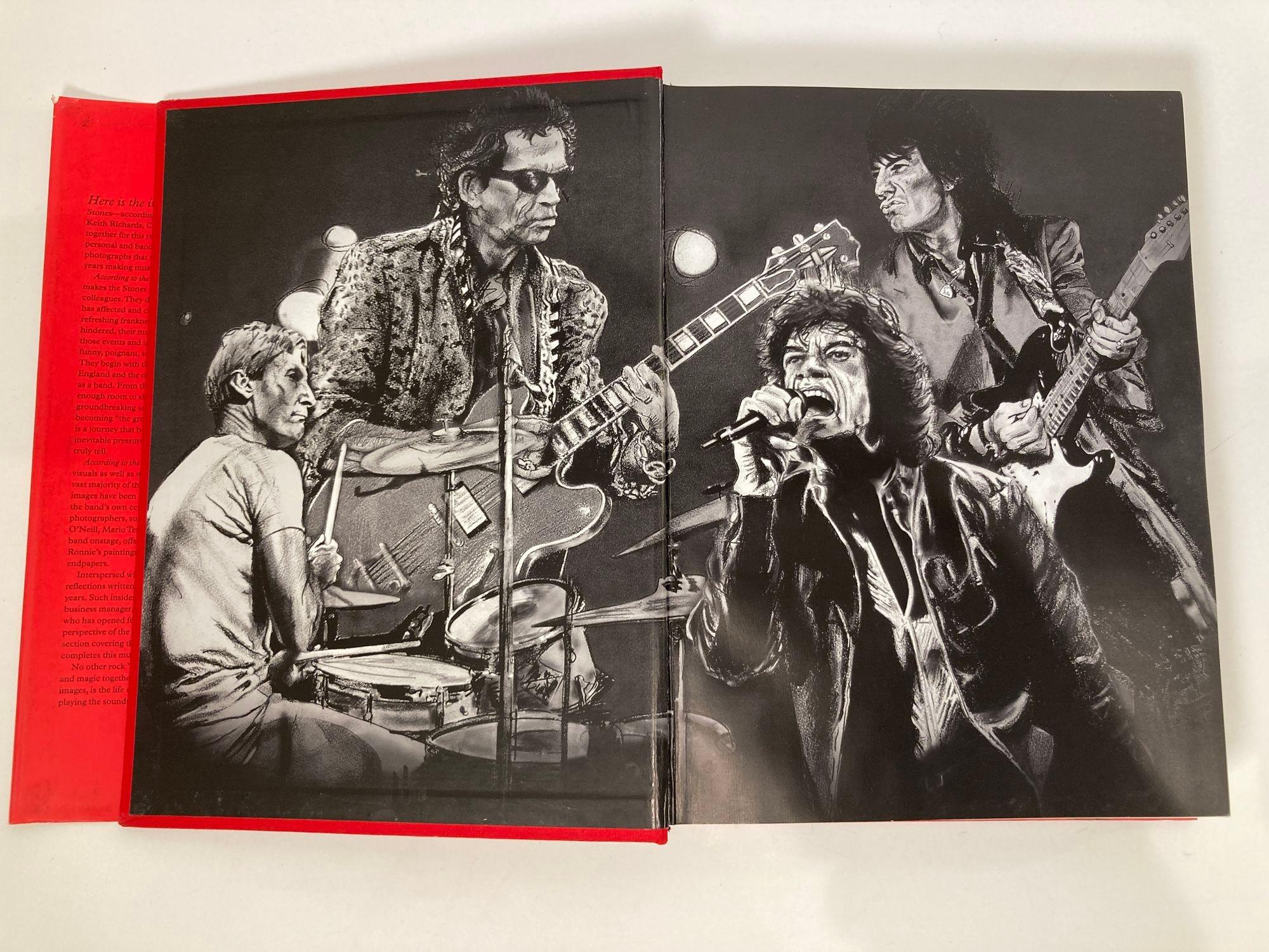 According to The Rolling Stones Hardcover Table Book For Sale 3