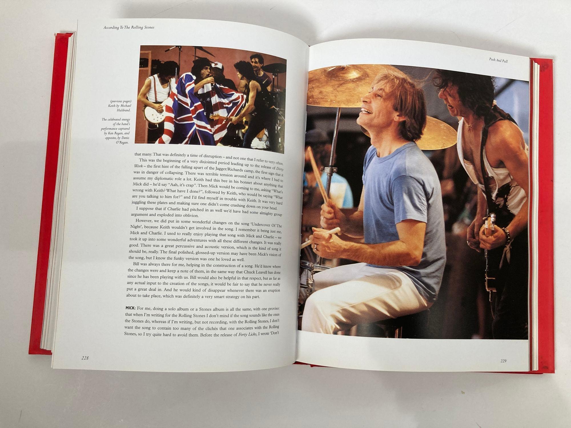 According to The Rolling Stones Hardcover Table Book For Sale 9