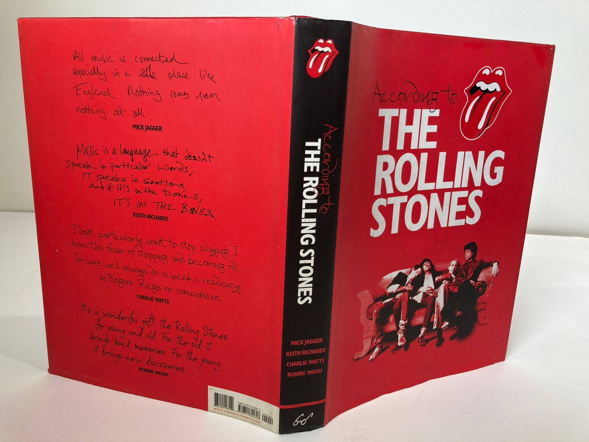 Paper According to The Rolling Stones Hardcover Table Book For Sale