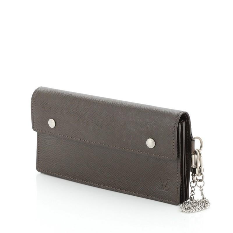 Accordion Wallet Taiga Leather im Zustand „Gut“ in NY, NY