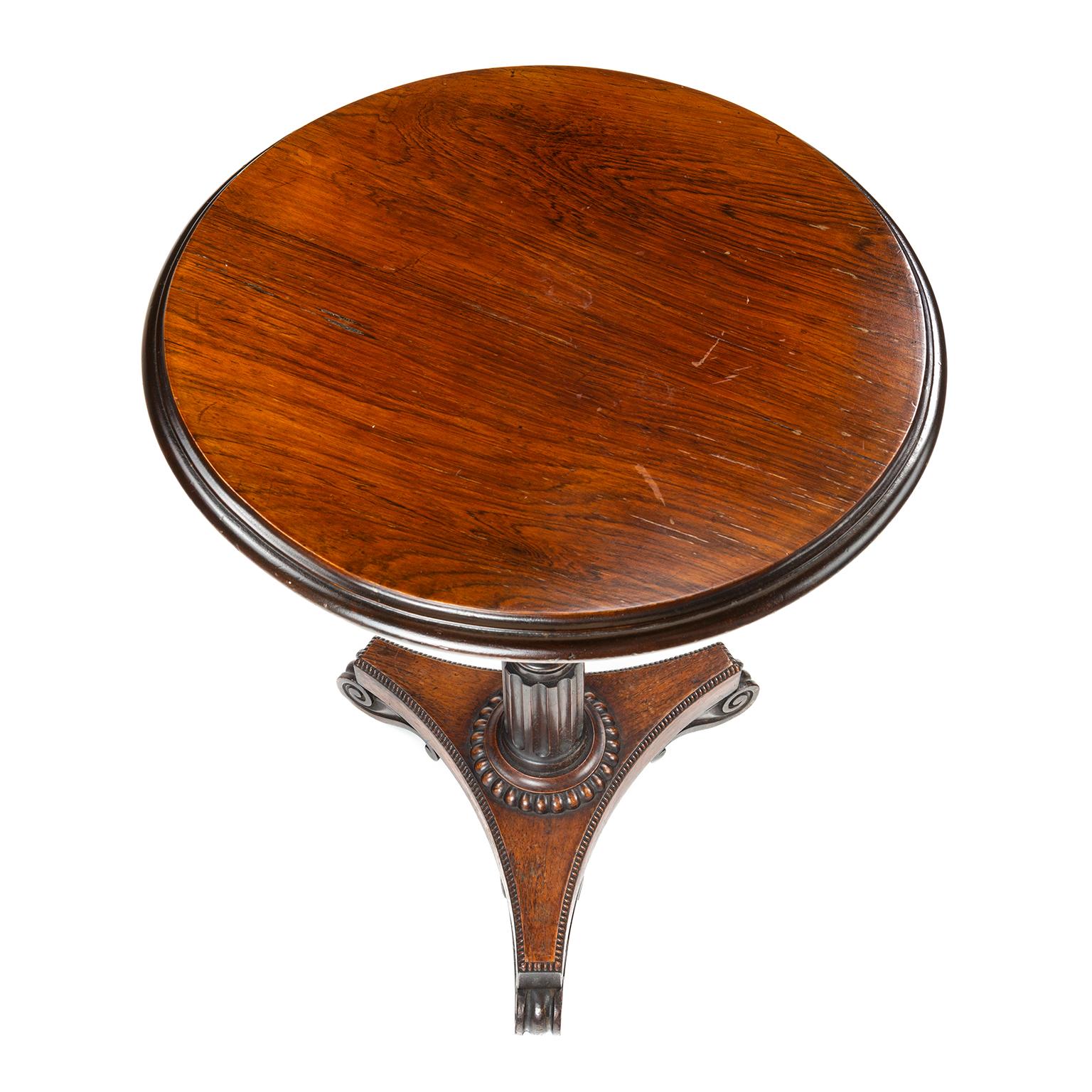 Regency Accredited to Gillows a William IV Rosewood Wine Table
