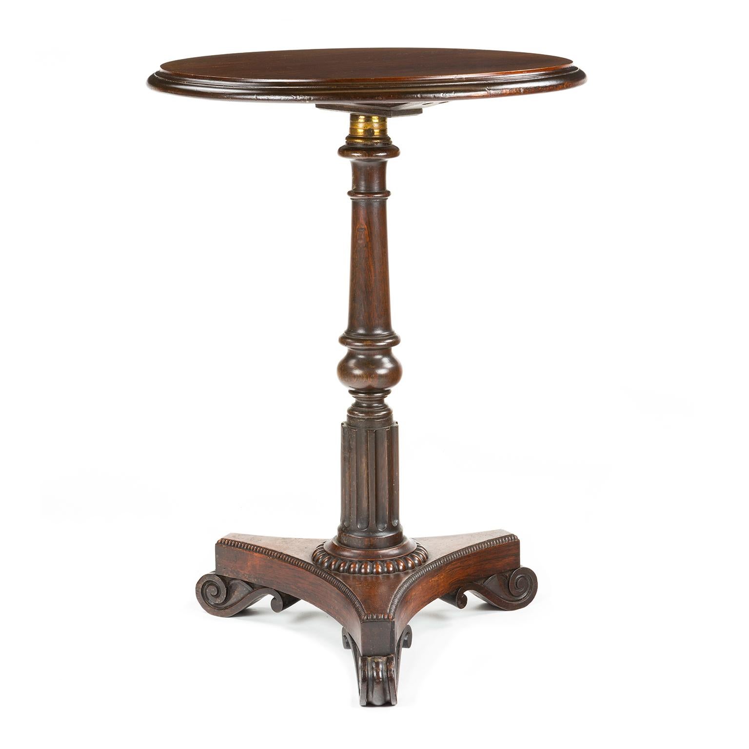 Accredited to Gillows a William IV Rosewood Wine Table 1